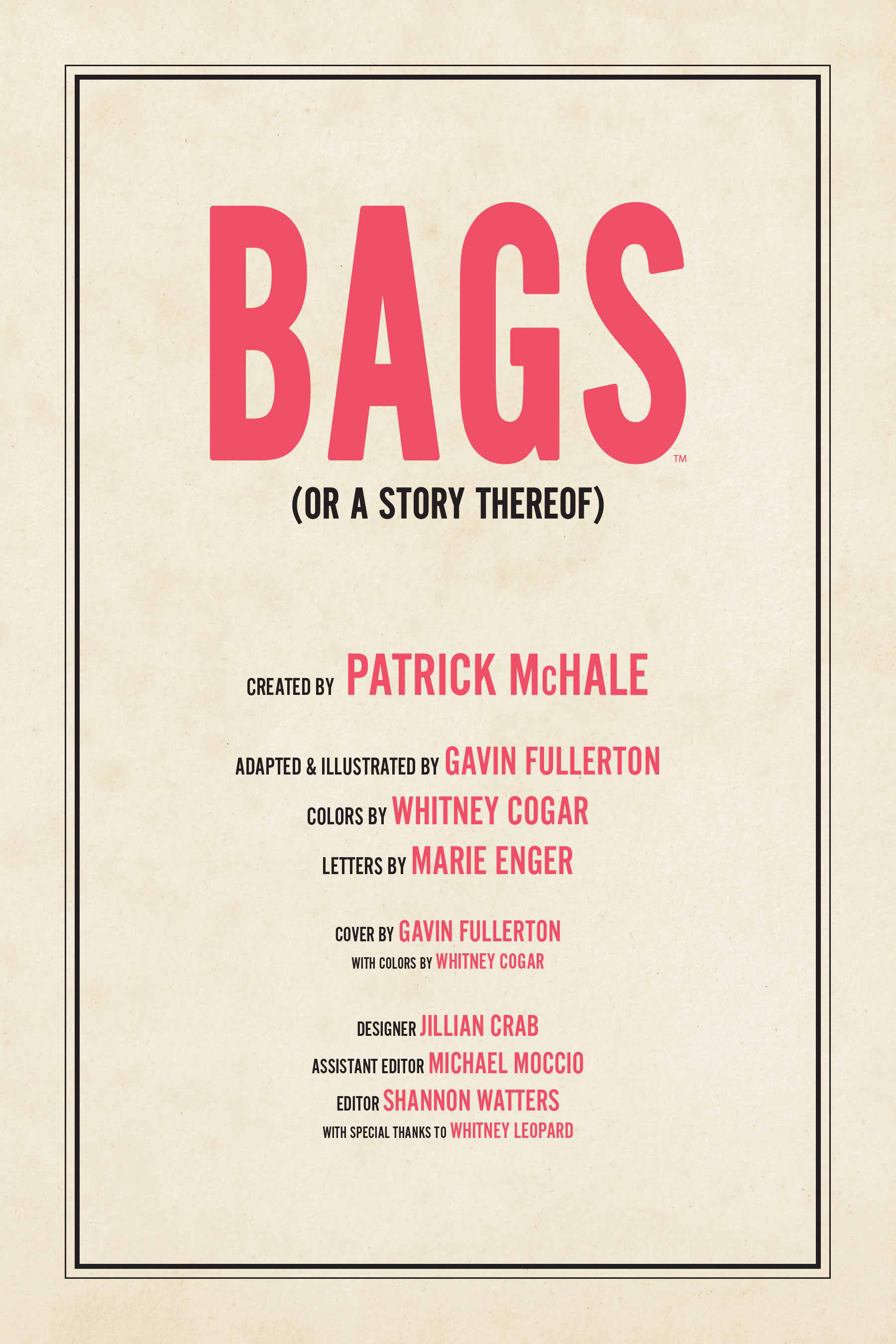 Read online Bags (or A Story Thereof) comic -  Issue # TPB - 5