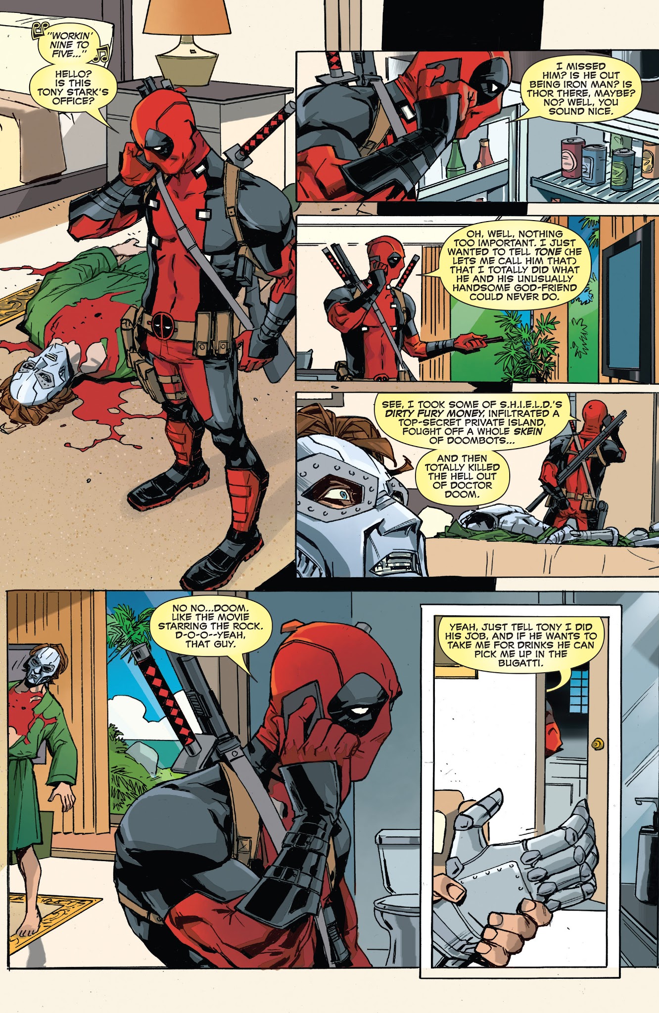 Read online Deadpool vs. Thanos comic -  Issue # _TPB - 11