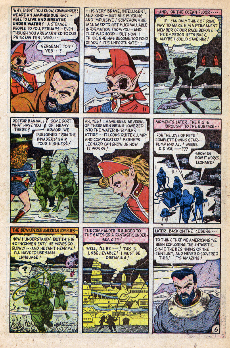 Read online Sub-Mariner Comics comic -  Issue #32 - 8