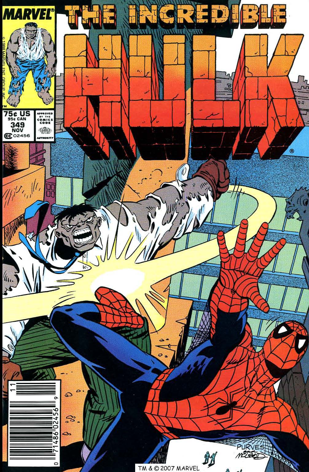 Read online The Incredible Hulk (1968) comic -  Issue #349 - 1
