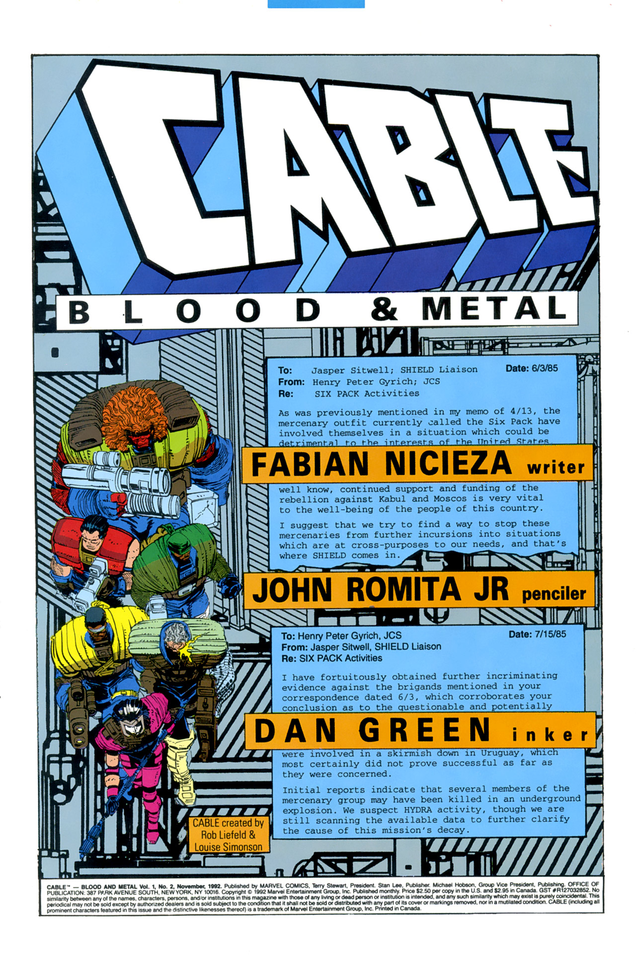 Read online Cable - Blood and Metal comic -  Issue #2 - 3