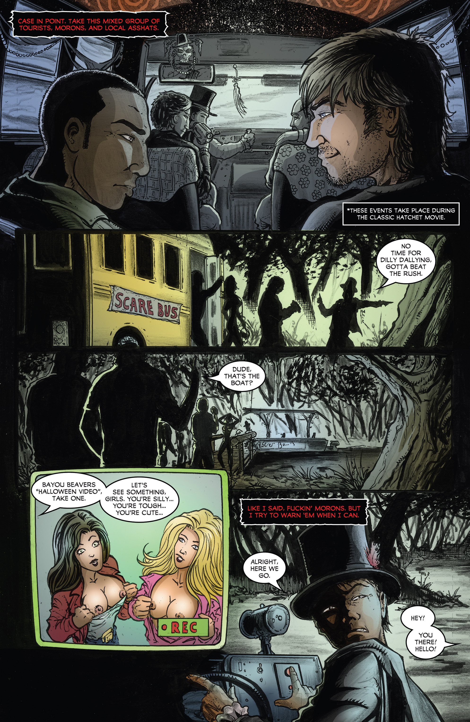 Read online Adam Green's Hatchet comic -  Issue #0 - 7