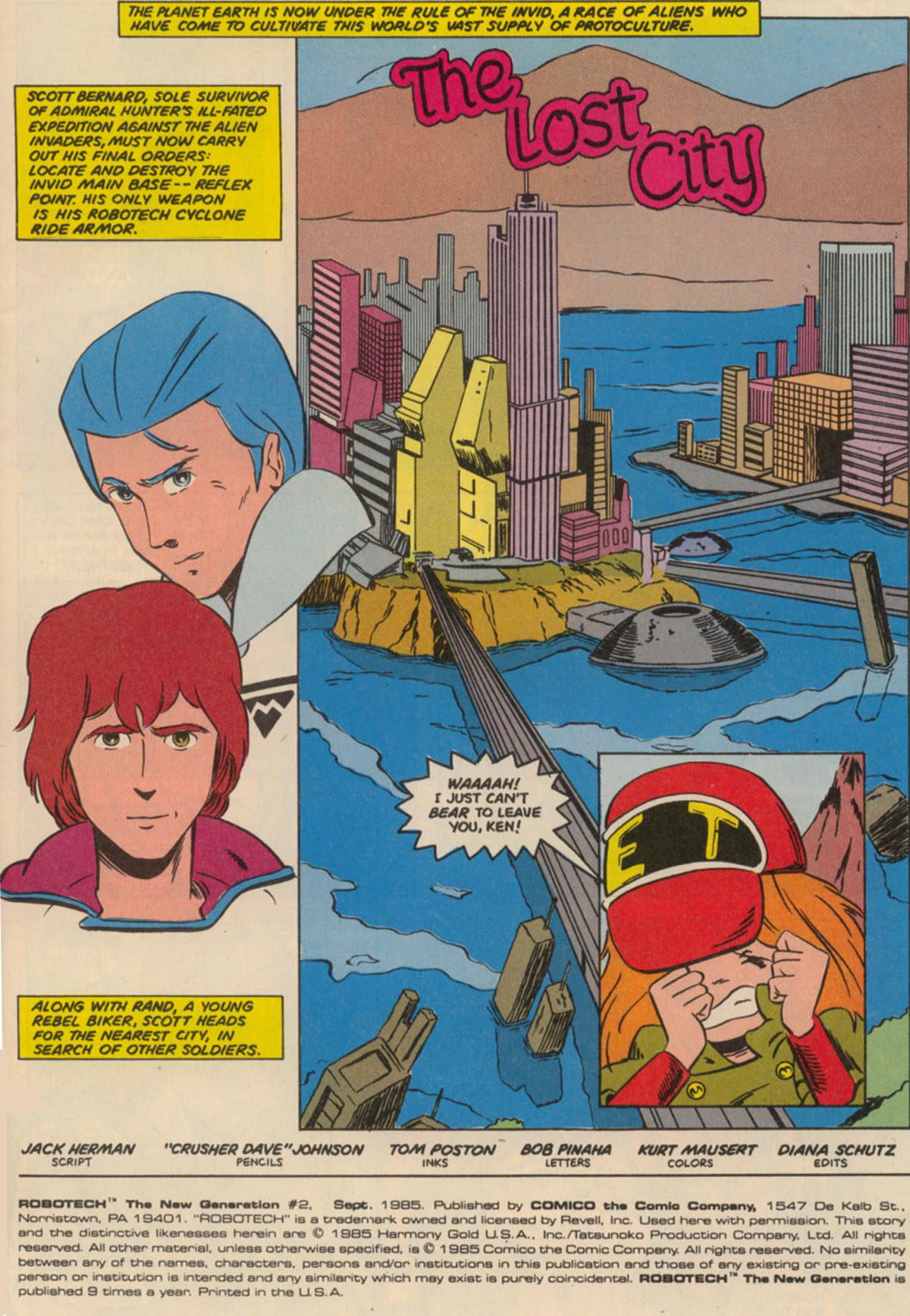 Read online Robotech The New Generation comic -  Issue #2 - 4