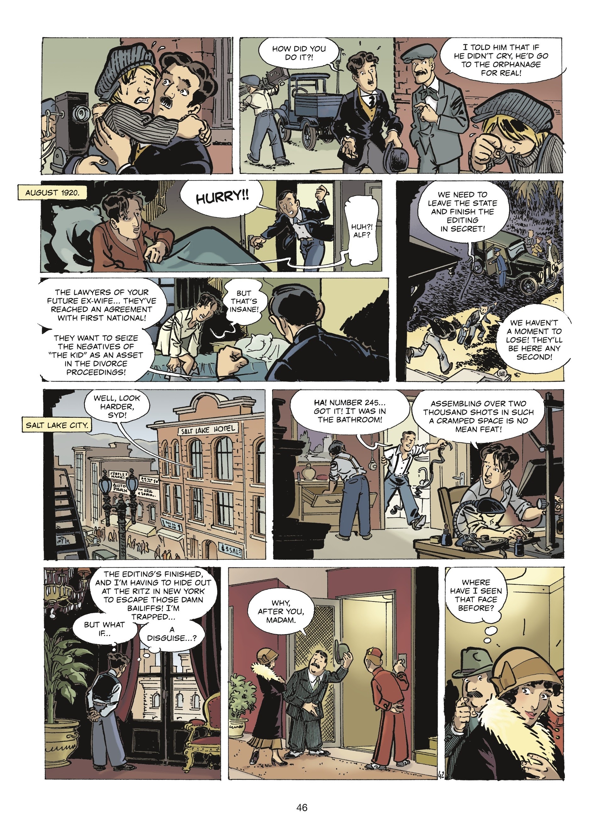 Read online The Stars of History: Charlie Chaplin comic -  Issue # TPB - 44