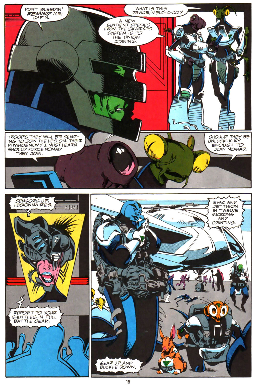 Read online Alien Legion (1987) comic -  Issue #9 - 20