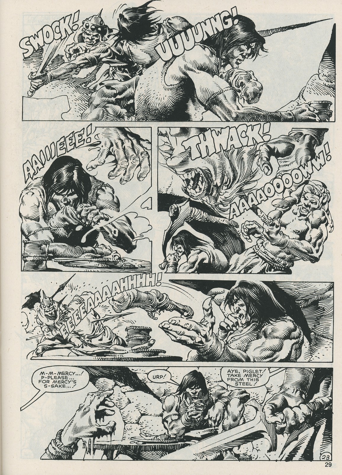Read online The Savage Sword Of Conan comic -  Issue #121 - 29