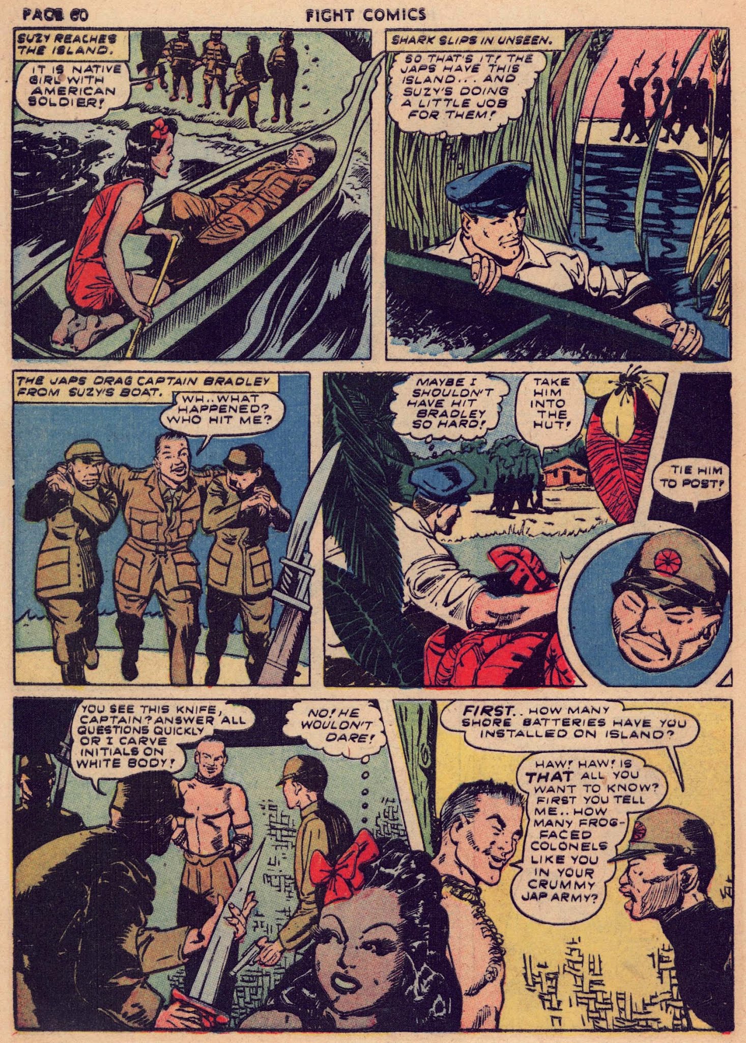 Read online Fight Comics comic -  Issue #24 - 62