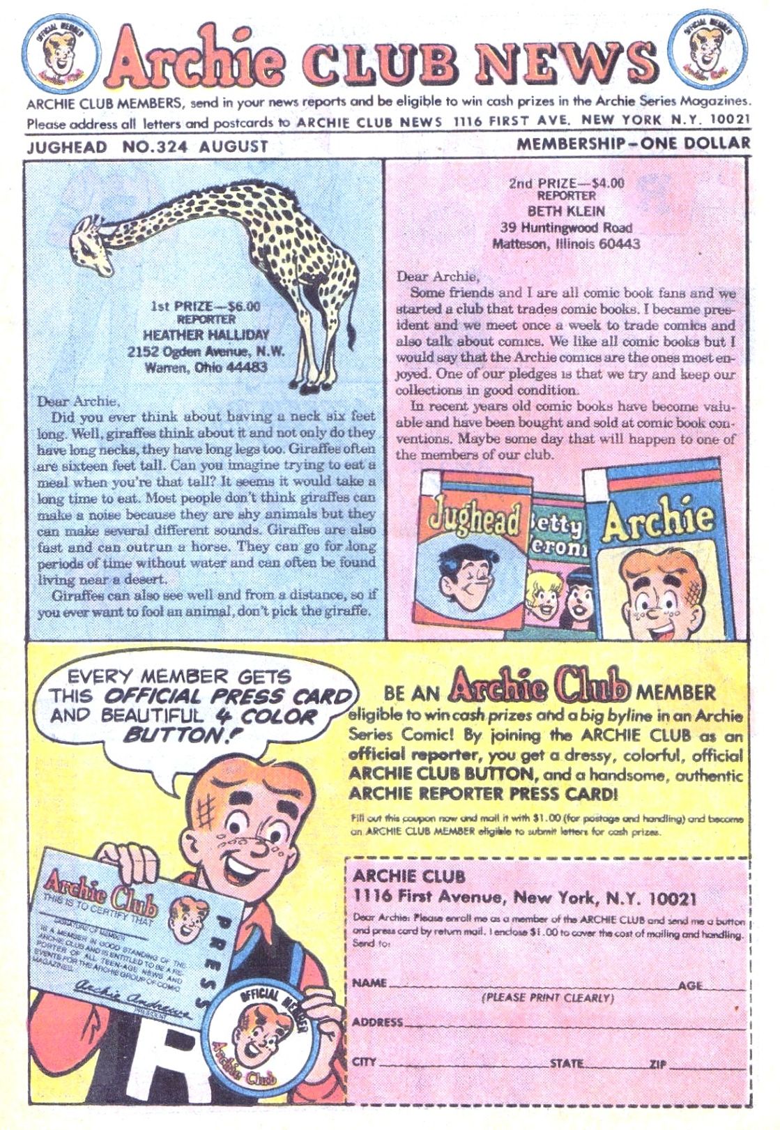 Read online Jughead (1965) comic -  Issue #324 - 18