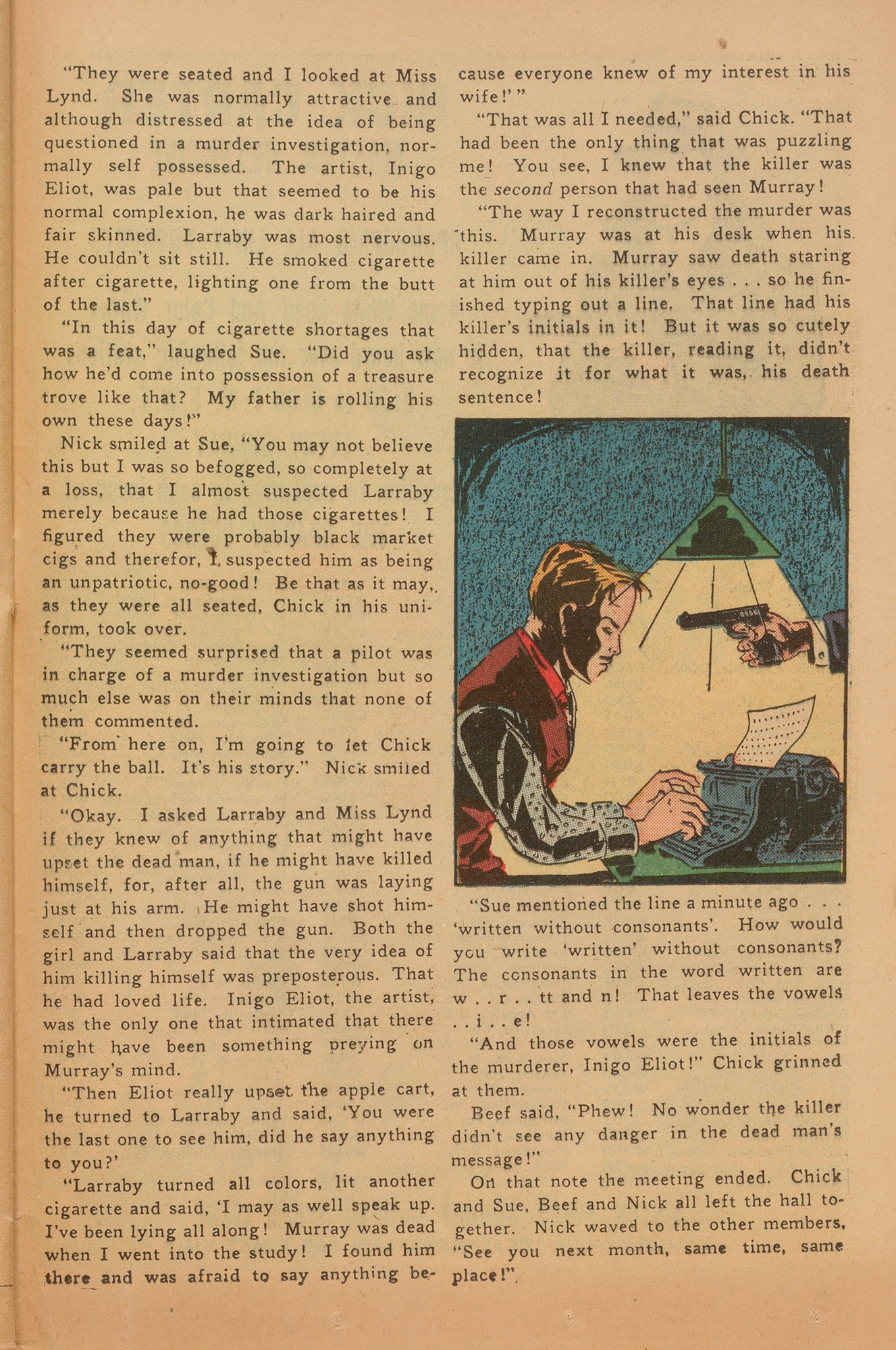 Read online Shadow Comics comic -  Issue #54 - 35