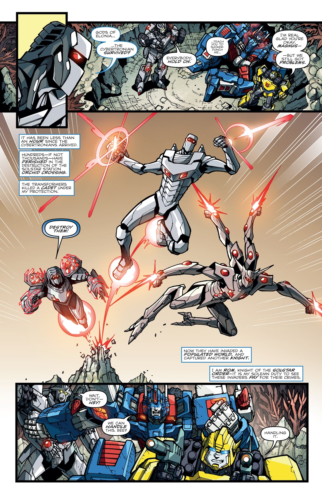 Read online ROM vs. Transformers: Shining Armor comic -  Issue #3 - 5