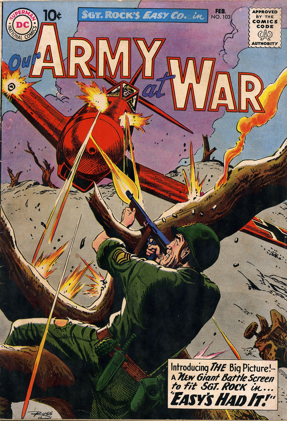 Read online Our Army at War (1952) comic -  Issue #103 - 1