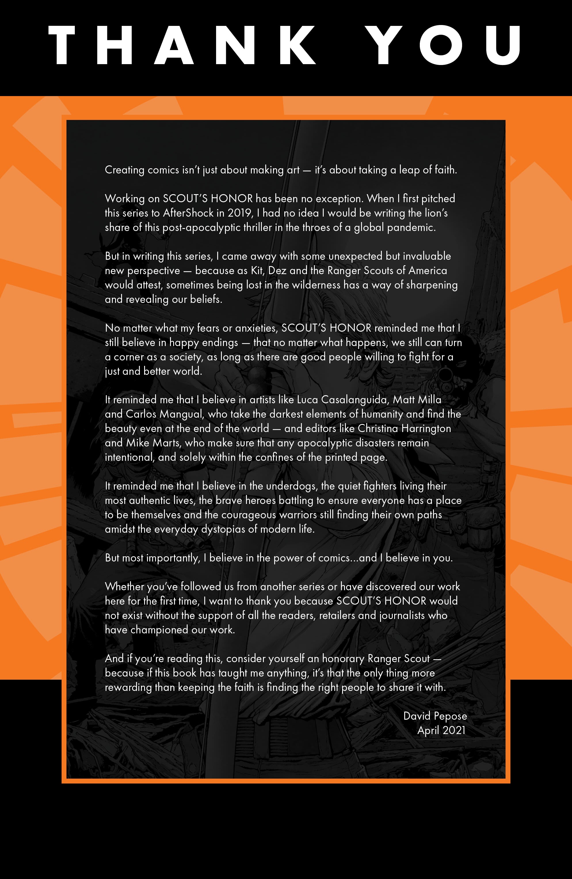 Read online Scout's Honor comic -  Issue #5 - 23