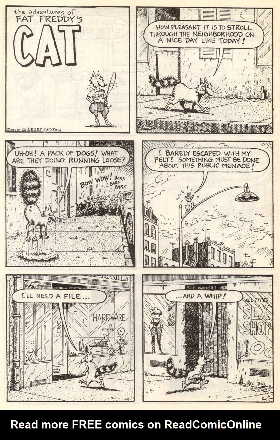 Read online Adventures of Fat Freddy's Cat comic -  Issue #7 - 20