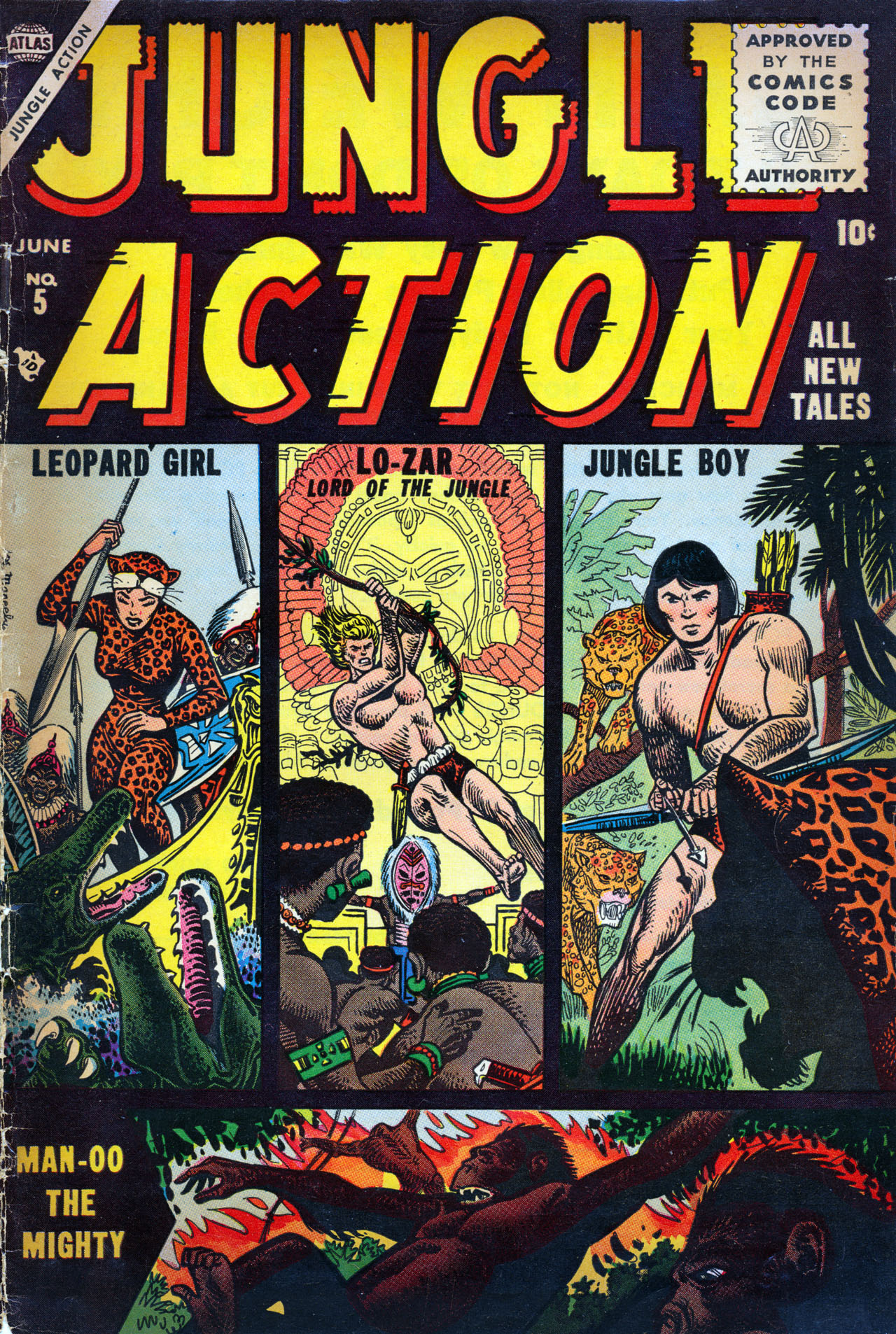 Read online Jungle Action (1954) comic -  Issue #5 - 1