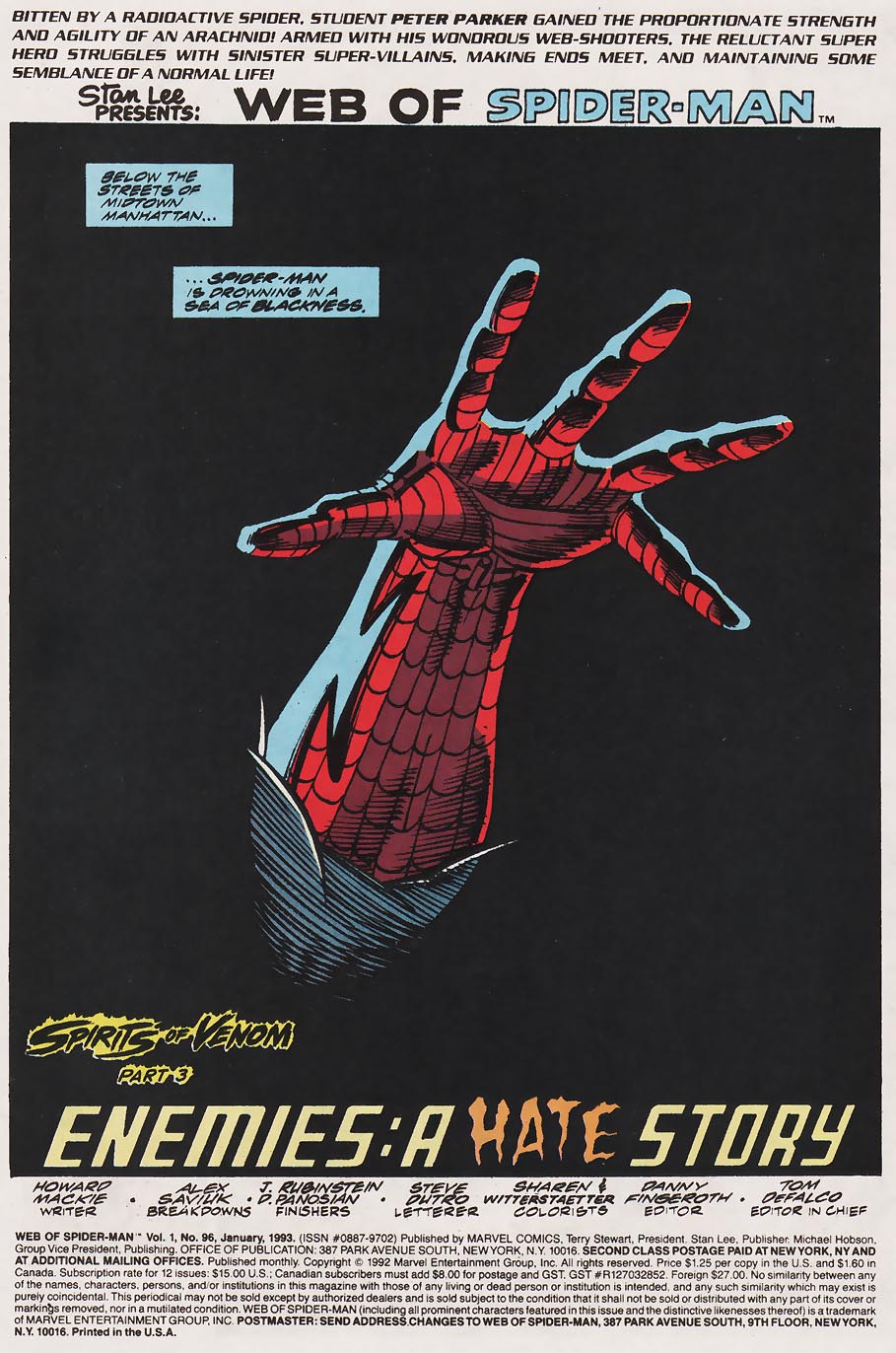 Web of Spider-Man (1985) Issue #96 #106 - English 2