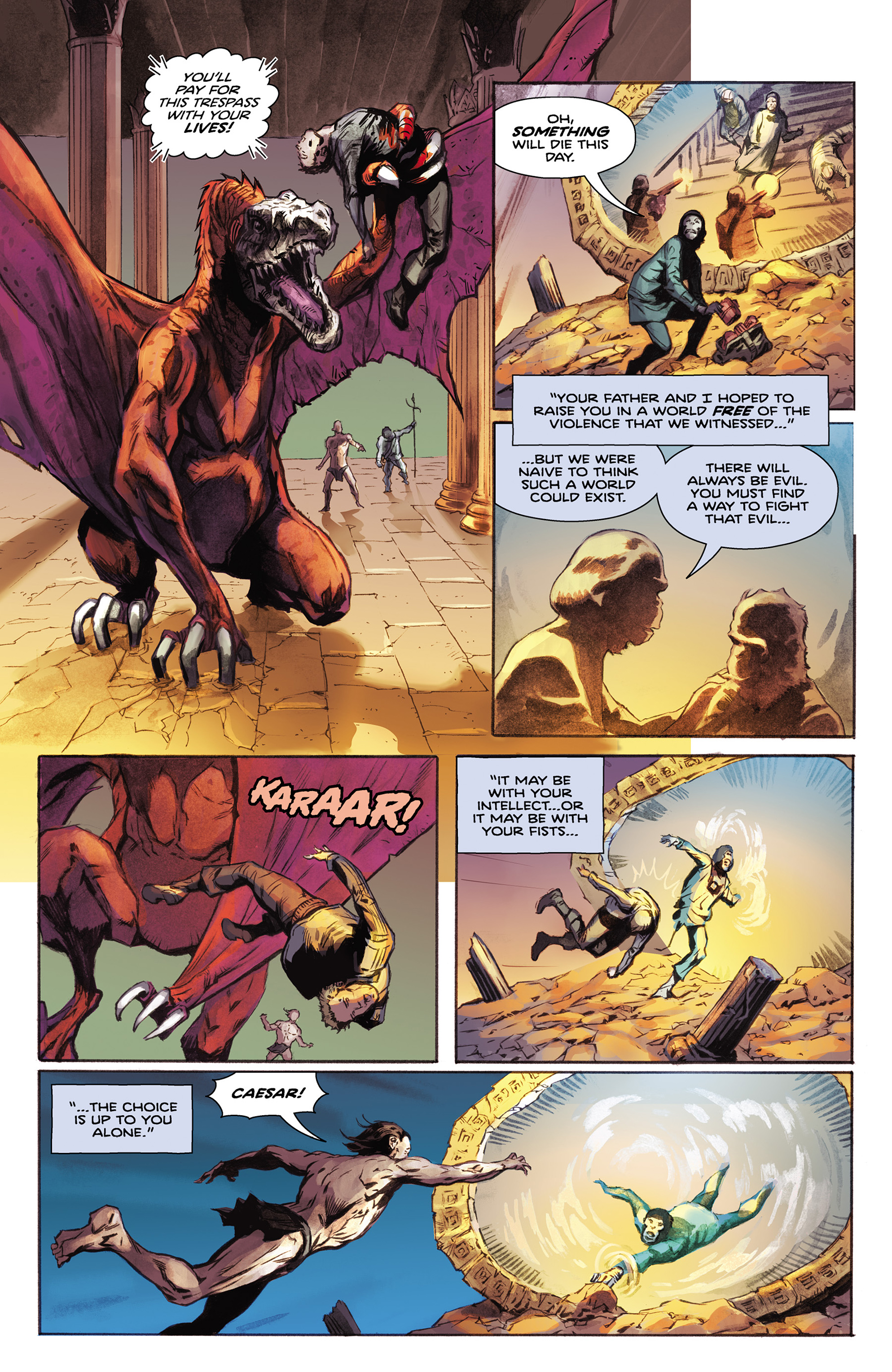 Read online Tarzan On the Planet of the Apes comic -  Issue #4 - 12