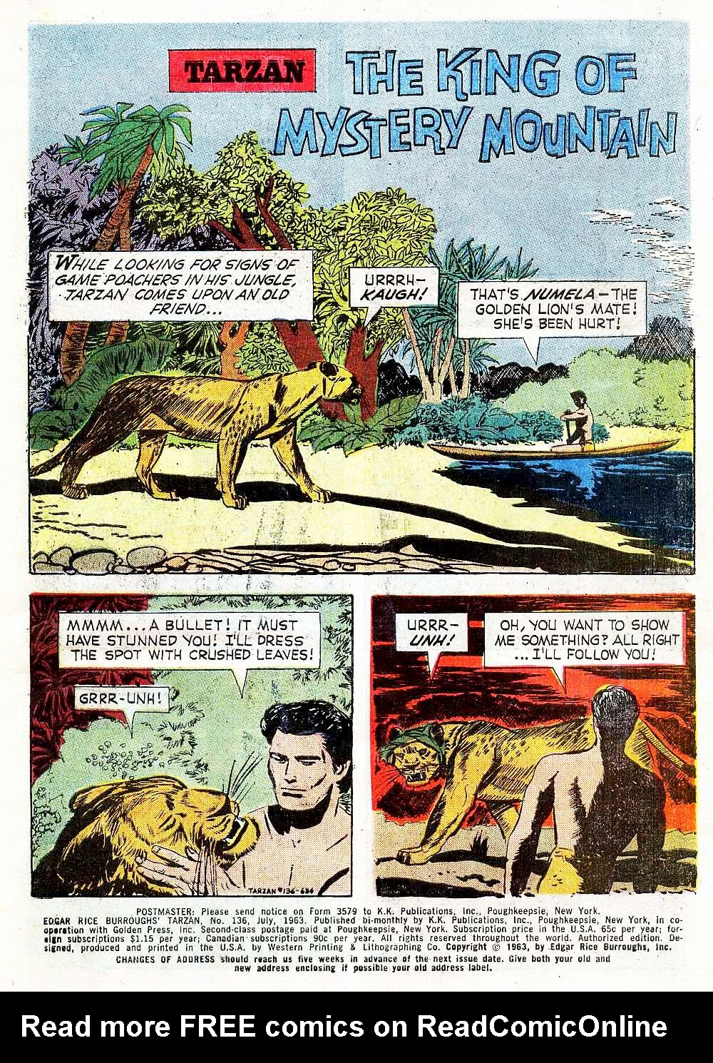 Read online Tarzan (1962) comic -  Issue #136 - 3