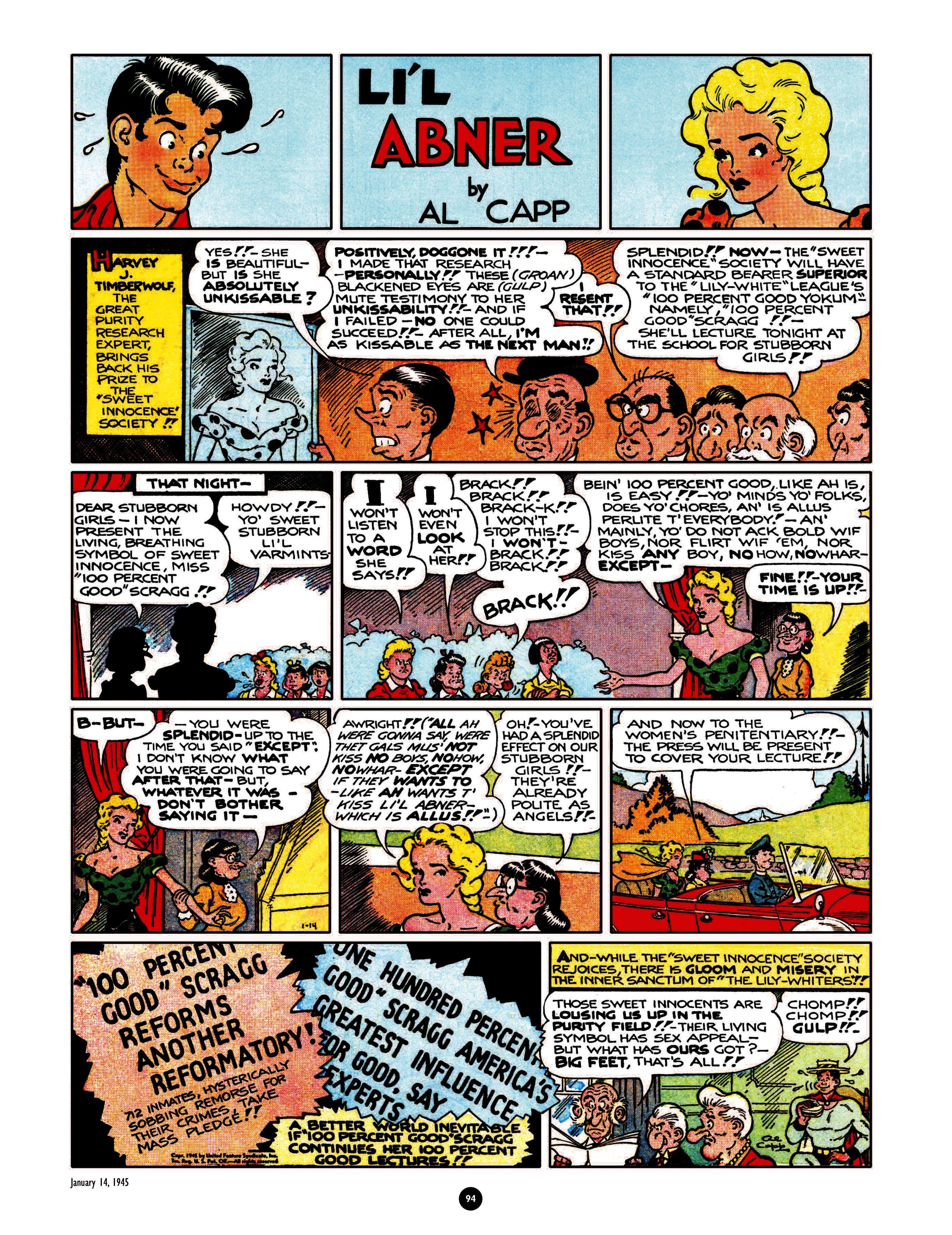 Read online Al Capp's Li'l Abner Complete Daily & Color Sunday Comics comic -  Issue # TPB 6 (Part 1) - 94