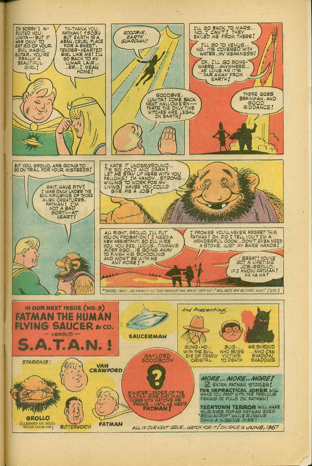 Read online Fatman, The Human Flying Saucer comic -  Issue #2 - 65
