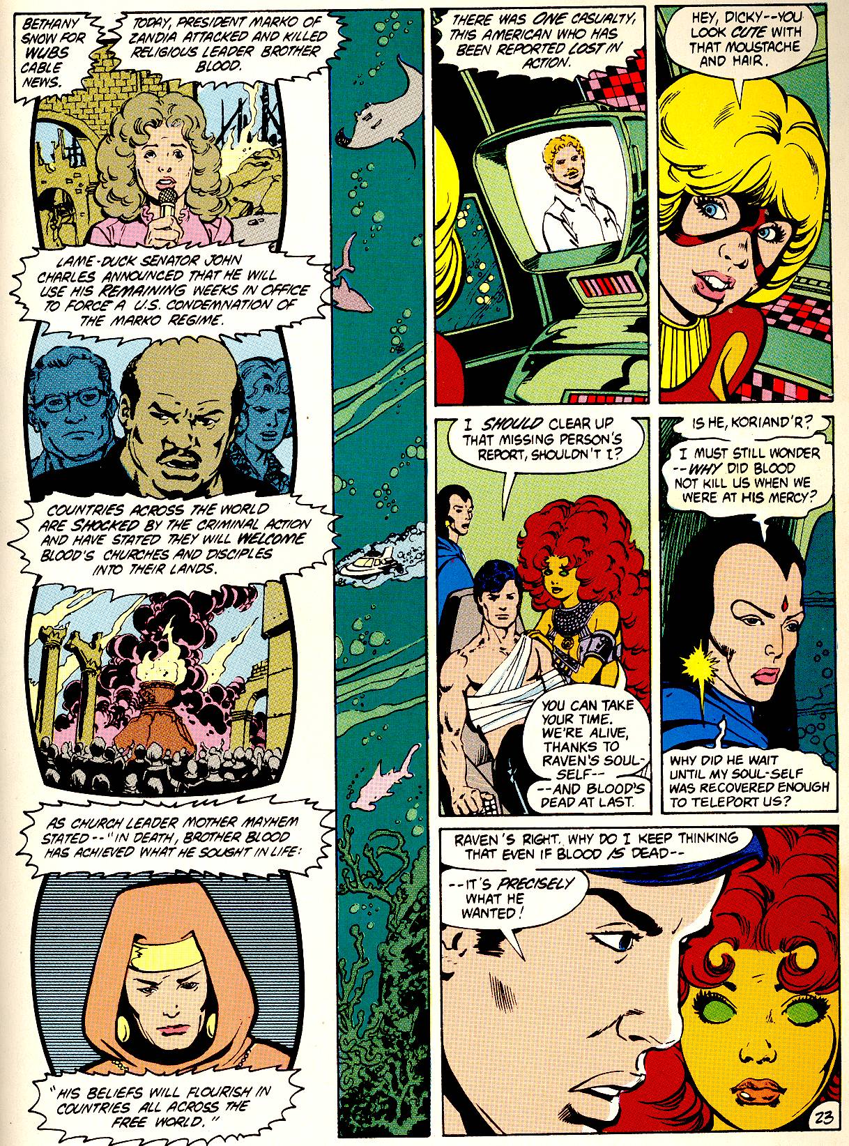 Read online The New Teen Titans: The Judas Contract comic -  Issue # TPB - 74