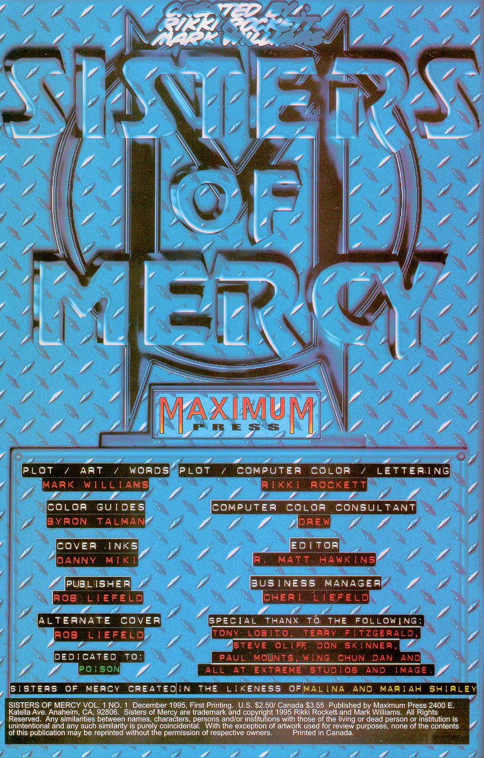 Read online Sisters of Mercy comic -  Issue #1 - 2