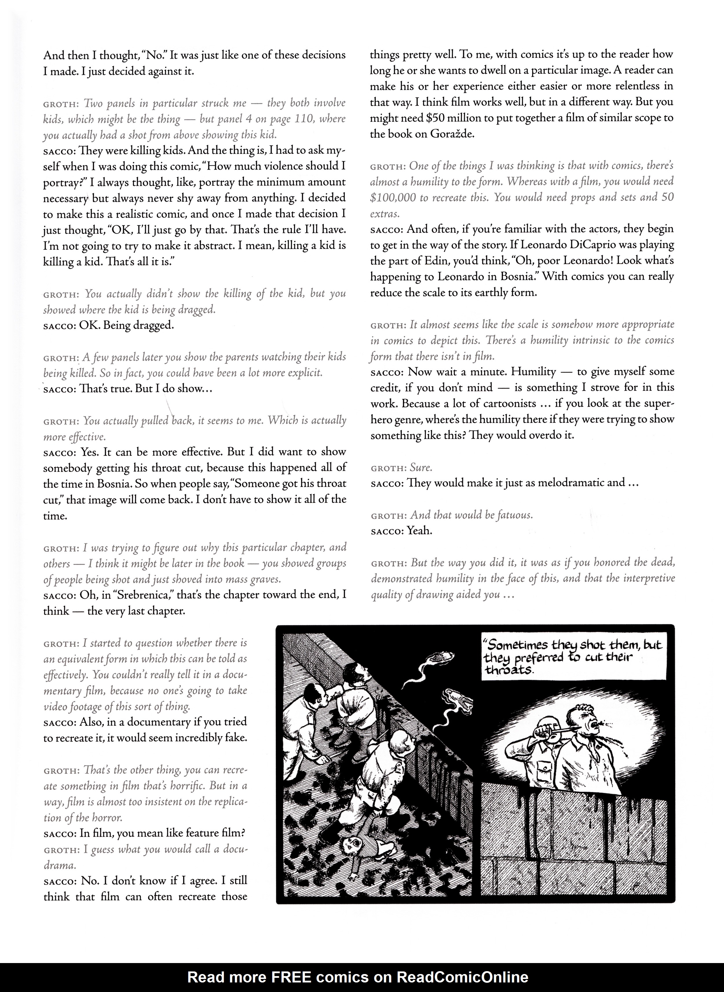 Read online Safe Area Goražde comic -  Issue # TPB (Part 3) - 88