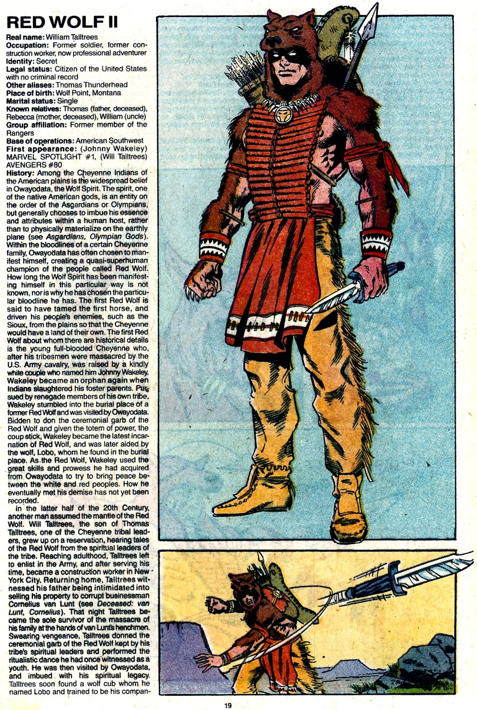 Read online The Official Handbook of the Marvel Universe: Update '89 comic -  Issue #6 - 21