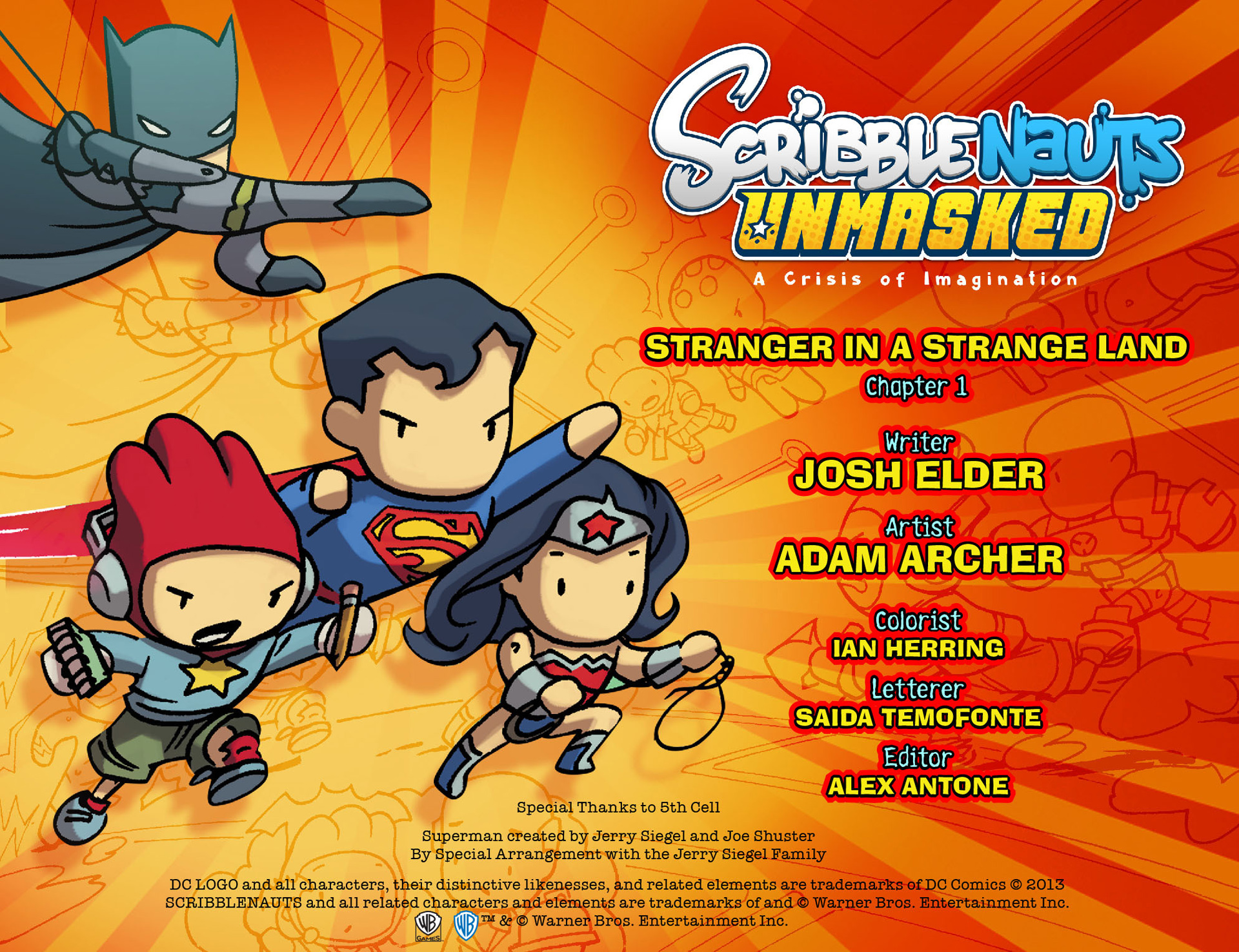 Read online Scribblenauts Unmasked: A Crisis of Imagination comic -  Issue #1 - 2