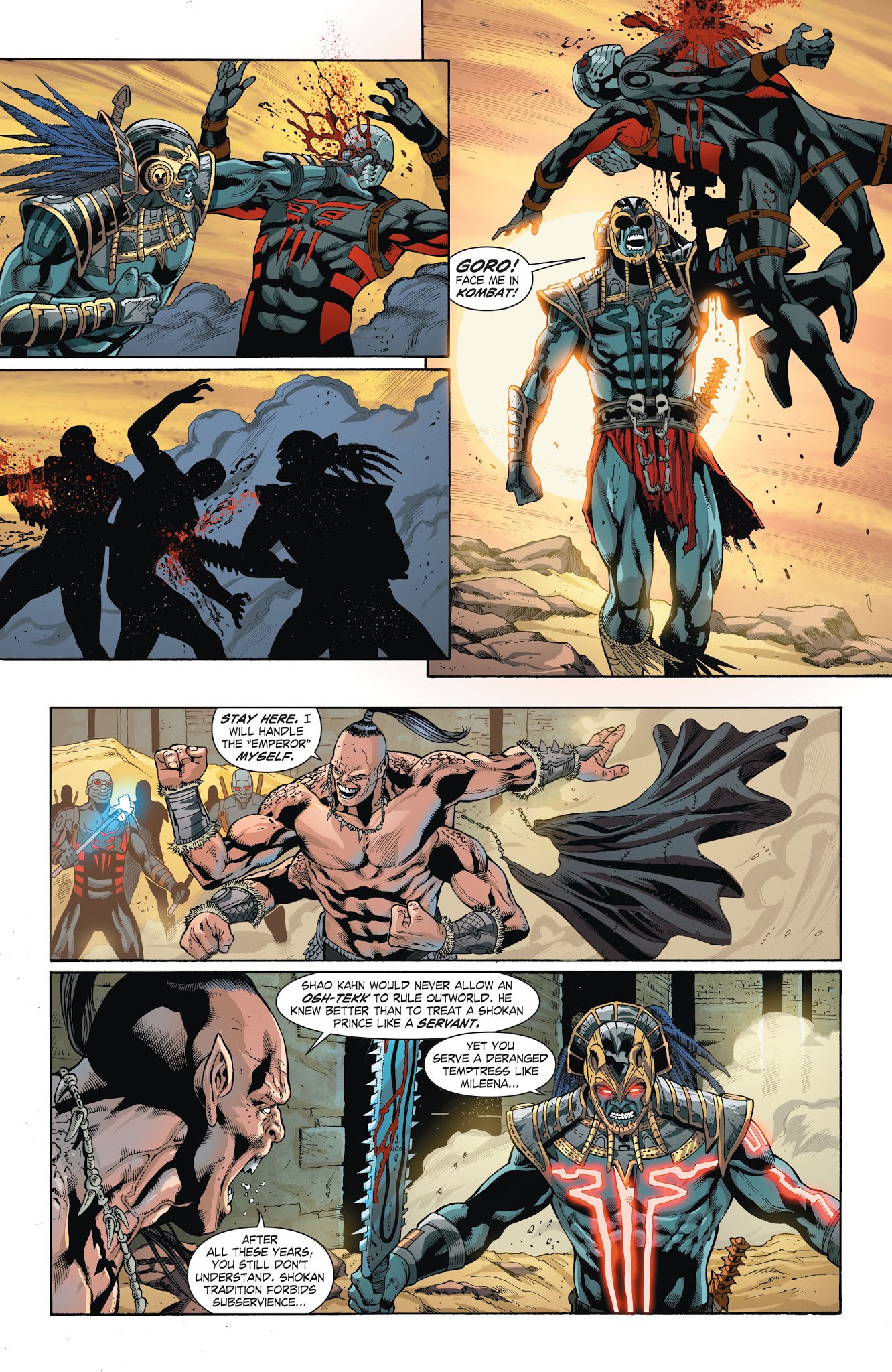 Read online Mortal Kombat X [I] comic -  Issue # _TPB 1 - 84