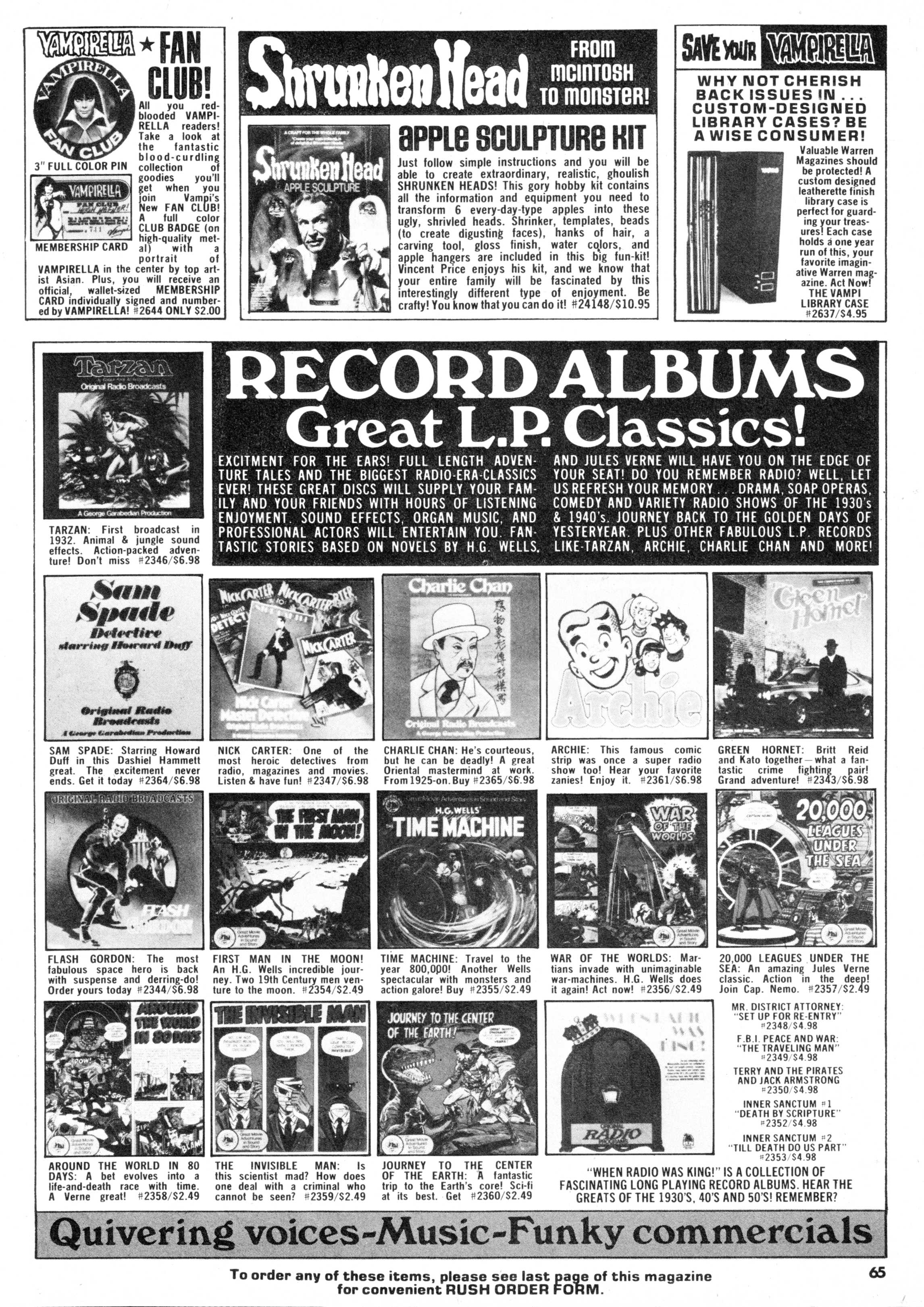 Read online Vampirella (1969) comic -  Issue #60 - 65