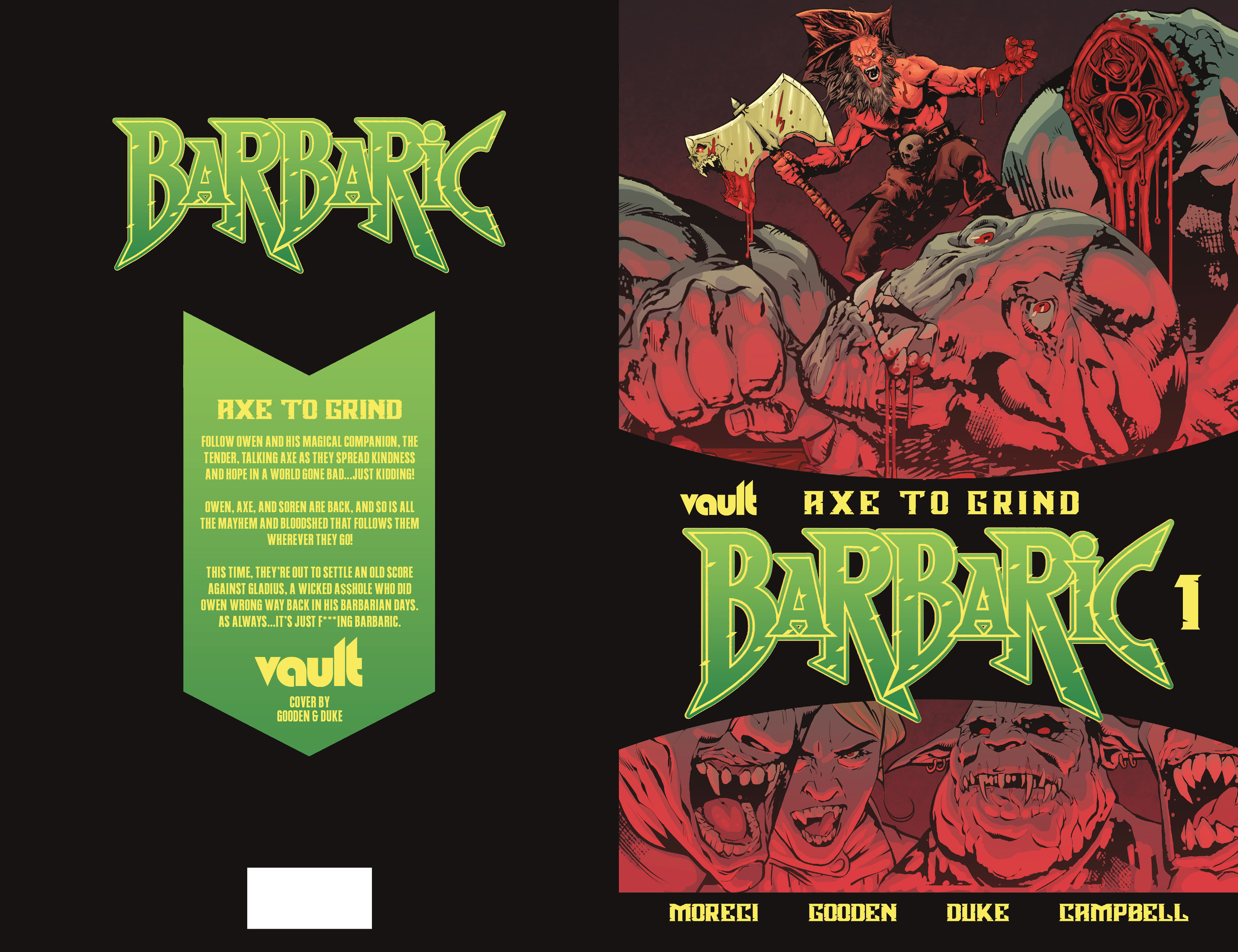 Read online Barbaric: Axe to Grind comic -  Issue #1 - 1