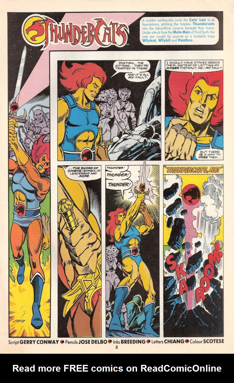 Read online ThunderCats (1987) comic -  Issue #20 - 3