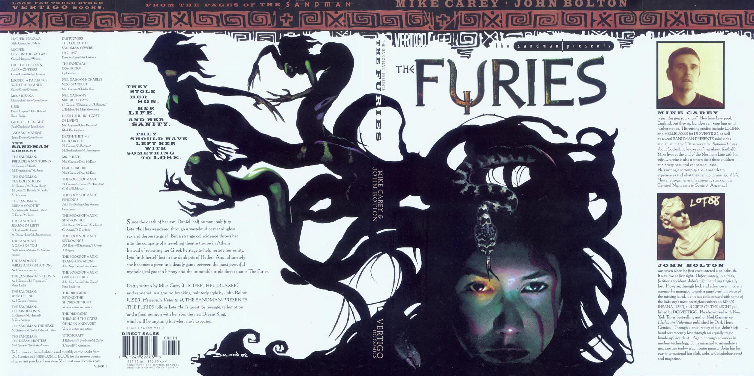 Read online The Sandman Presents: The Furies comic -  Issue # TPB - 1