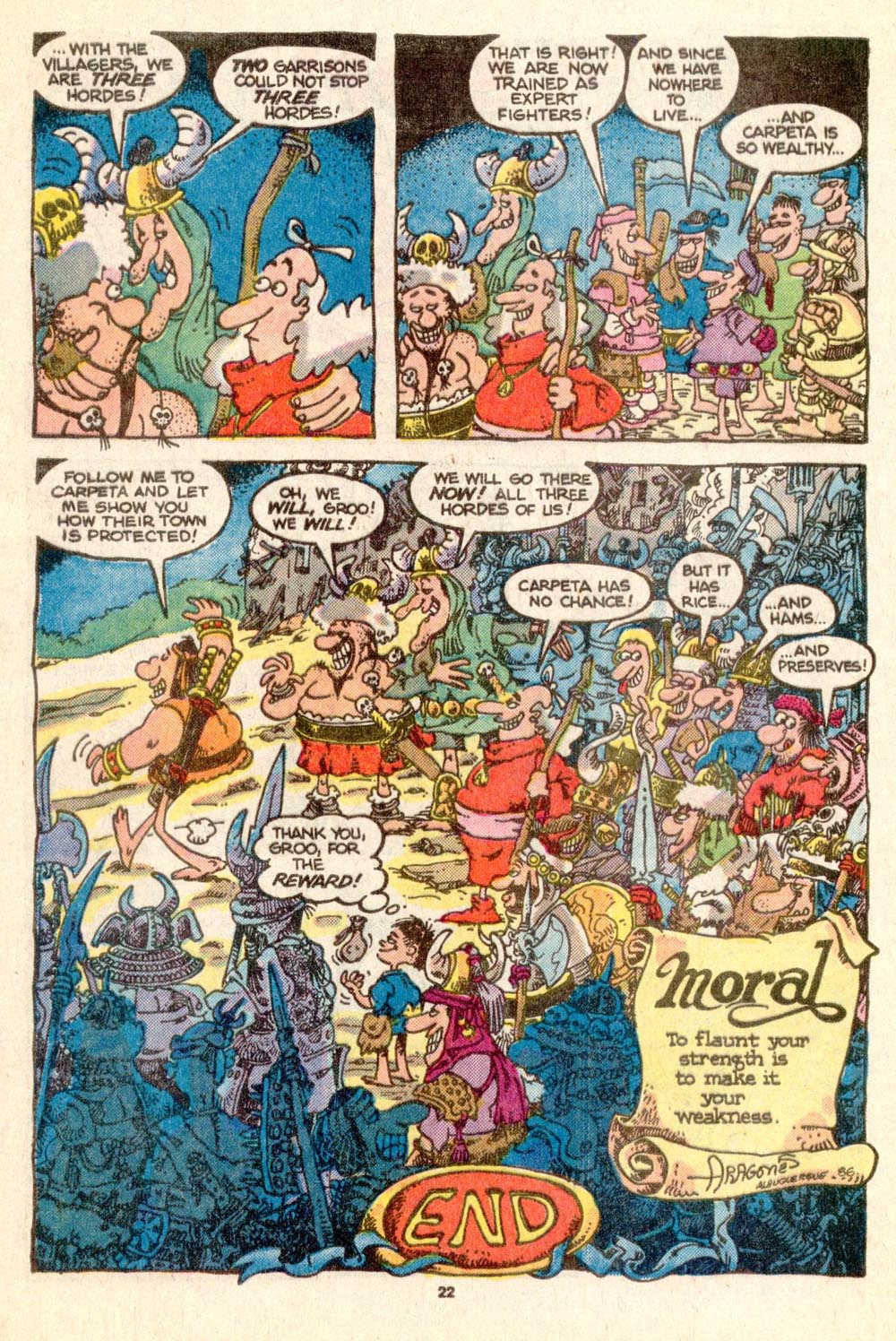 Read online Sergio Aragonés Groo the Wanderer comic -  Issue #25 - 22
