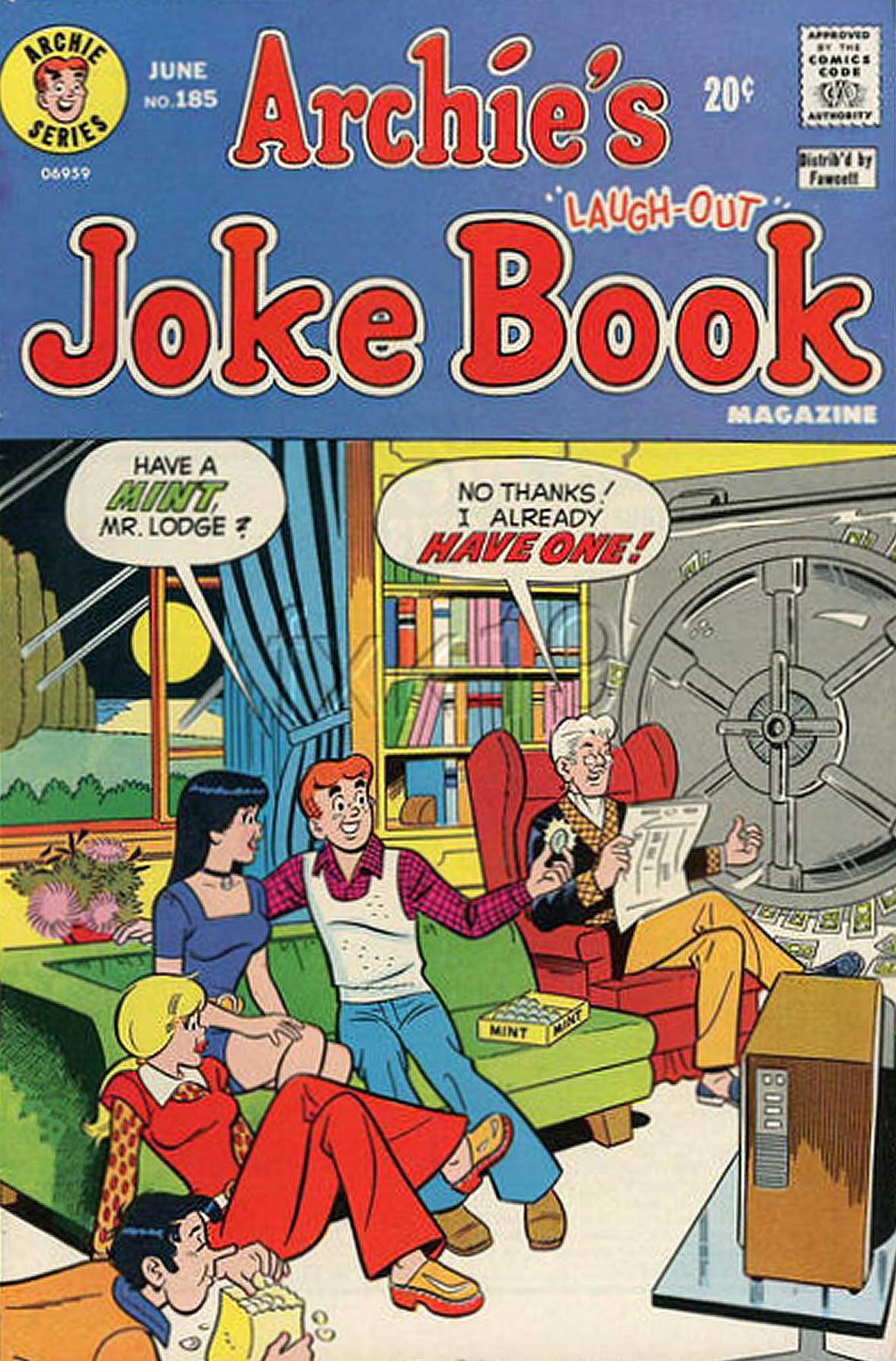 Read online Archie's Joke Book Magazine comic -  Issue #185 - 1