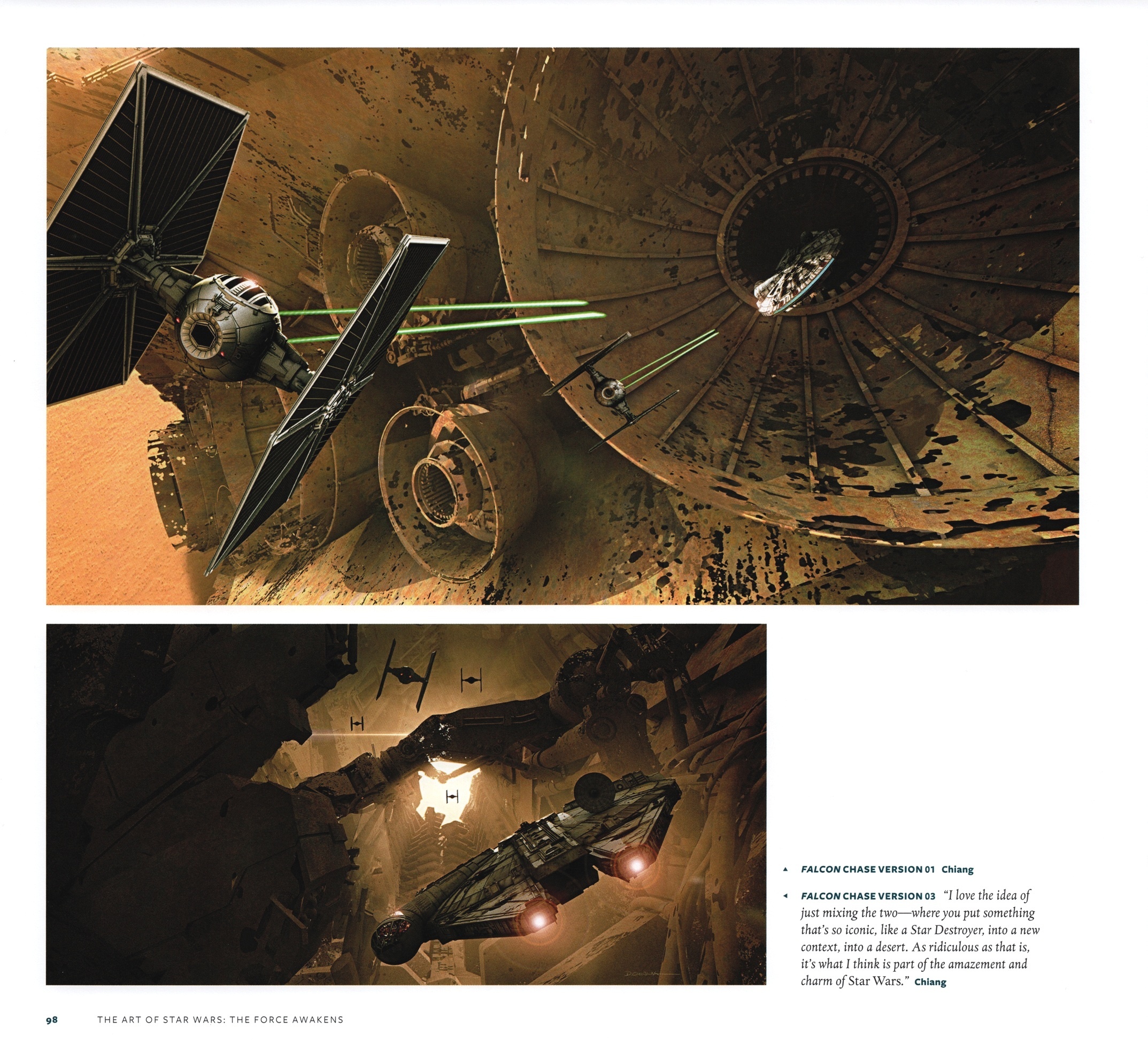 Read online Star Wars: The Art of Star Wars: The Force Awakens comic -  Issue # TPB (Part 1) - 102