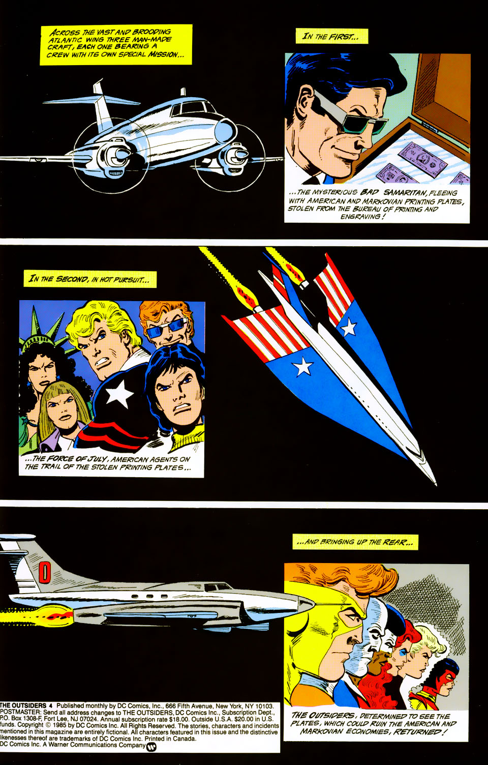 Read online The Outsiders (1985) comic -  Issue #4 - 2