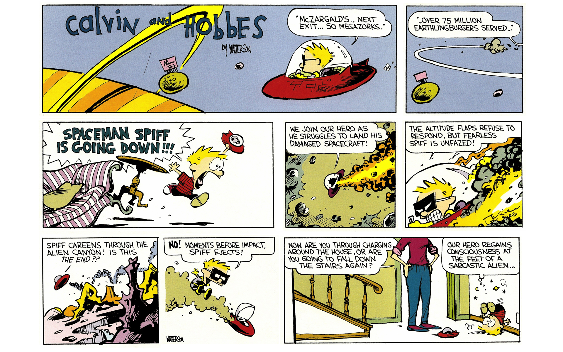Read online Calvin and Hobbes comic -  Issue #1 - 45