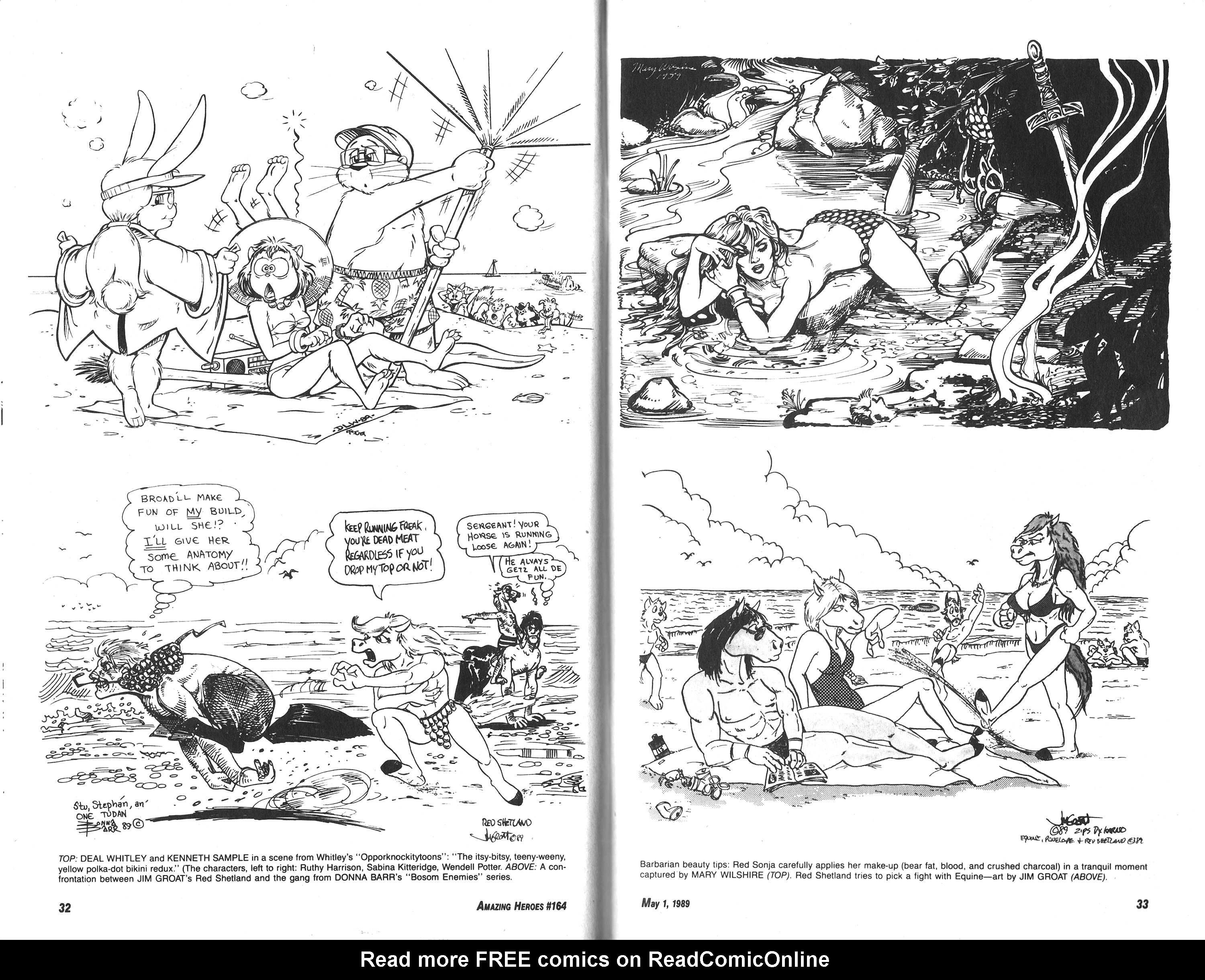 Read online Amazing Heroes comic -  Issue #164 - 17