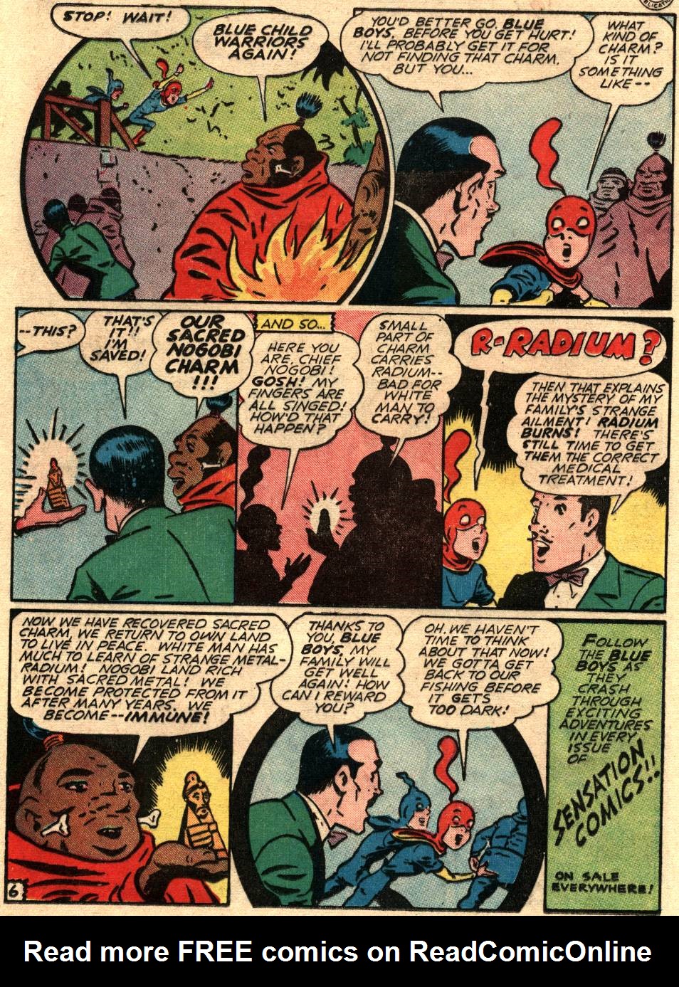 Read online Sensation (Mystery) Comics comic -  Issue #52 - 22