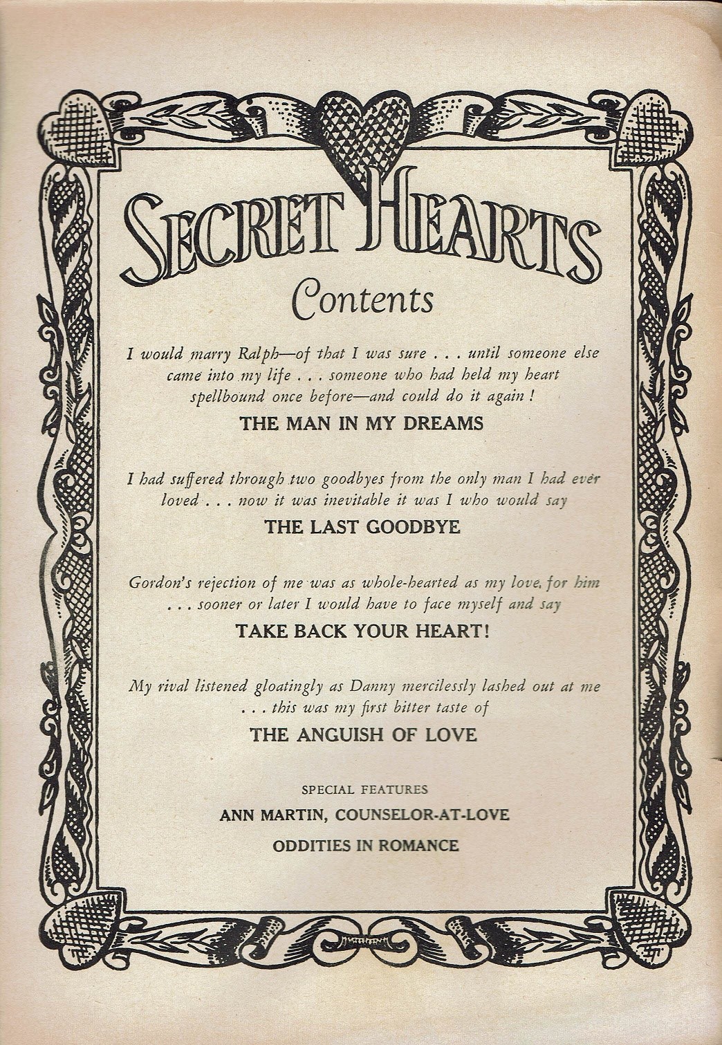 Read online Secret Hearts comic -  Issue #47 - 2
