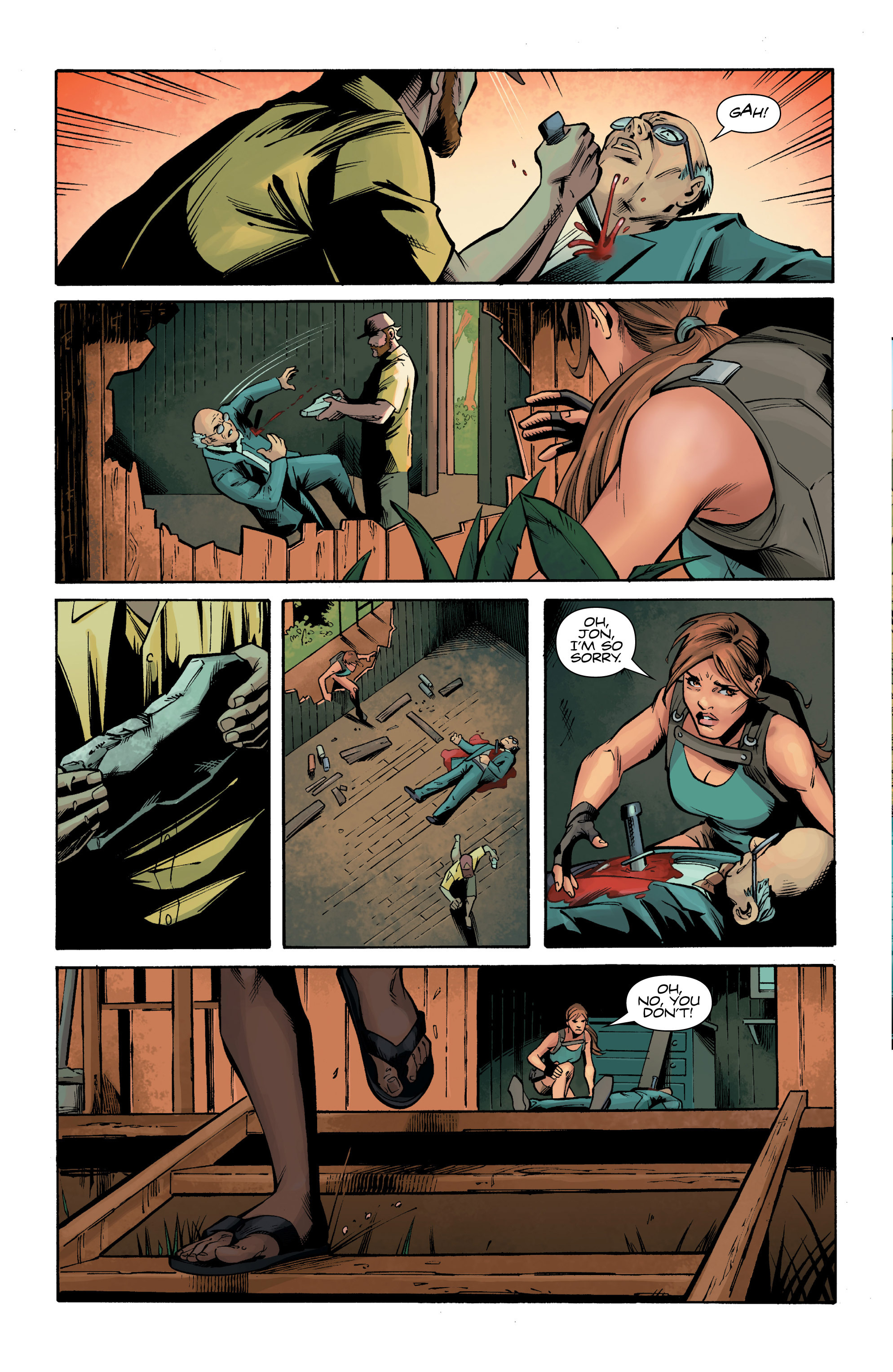 Read online Lara Croft and the Frozen Omen comic -  Issue #2 - 6