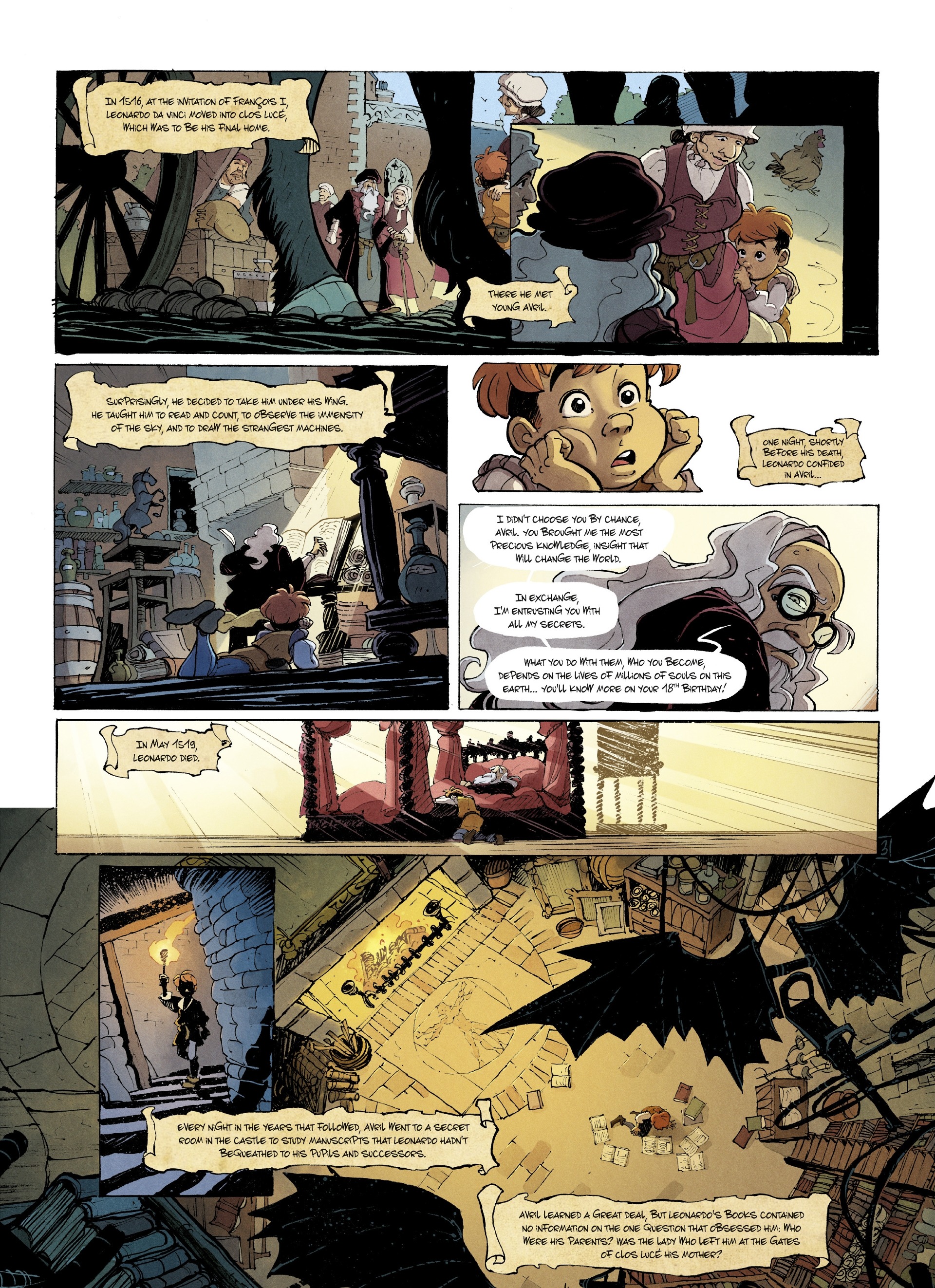 Read online Cinq Avril: The Heir of da Vinci comic -  Issue # Full - 7