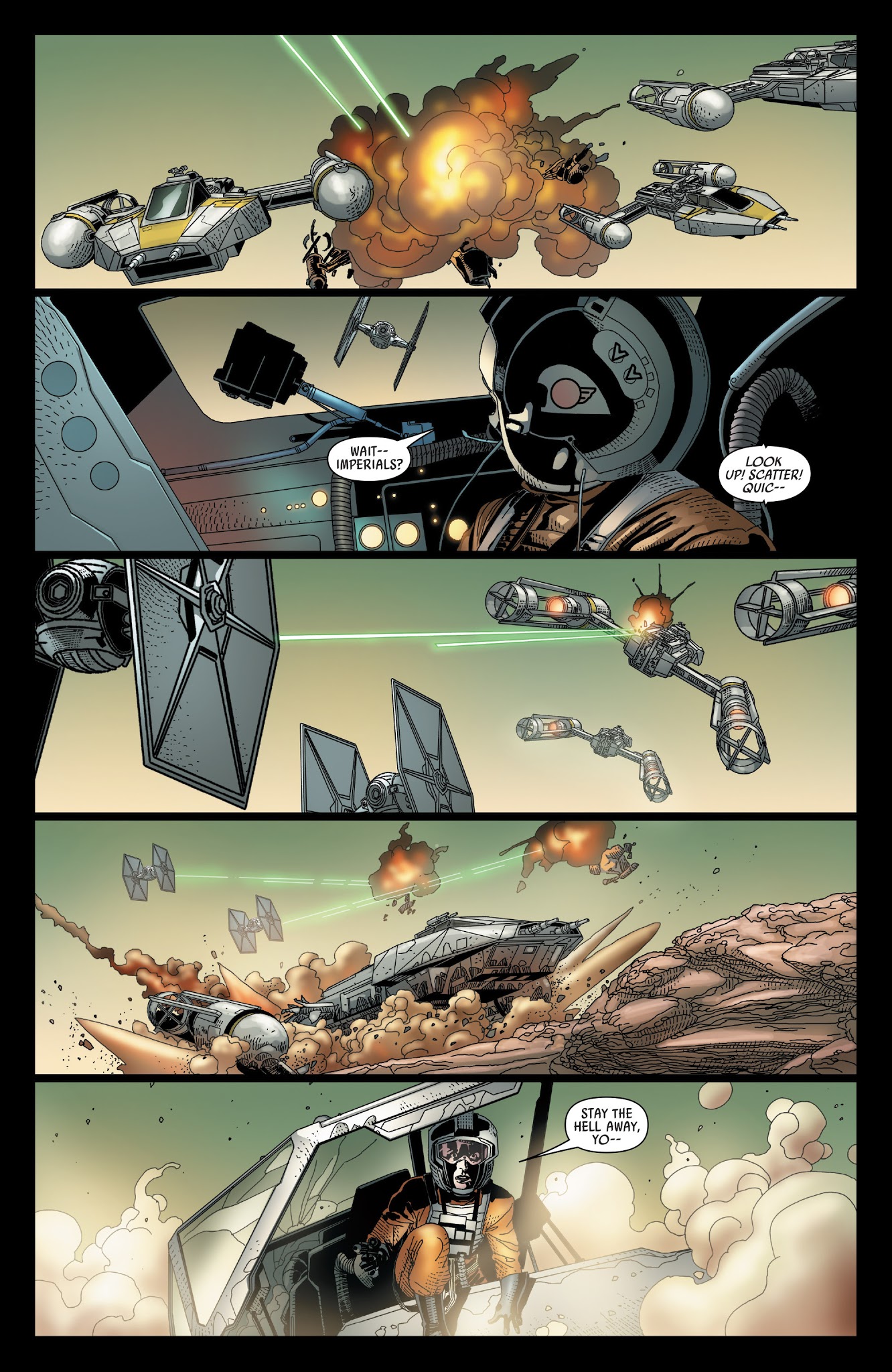 Read online Star Wars: Vader Down comic -  Issue # TPB - 99