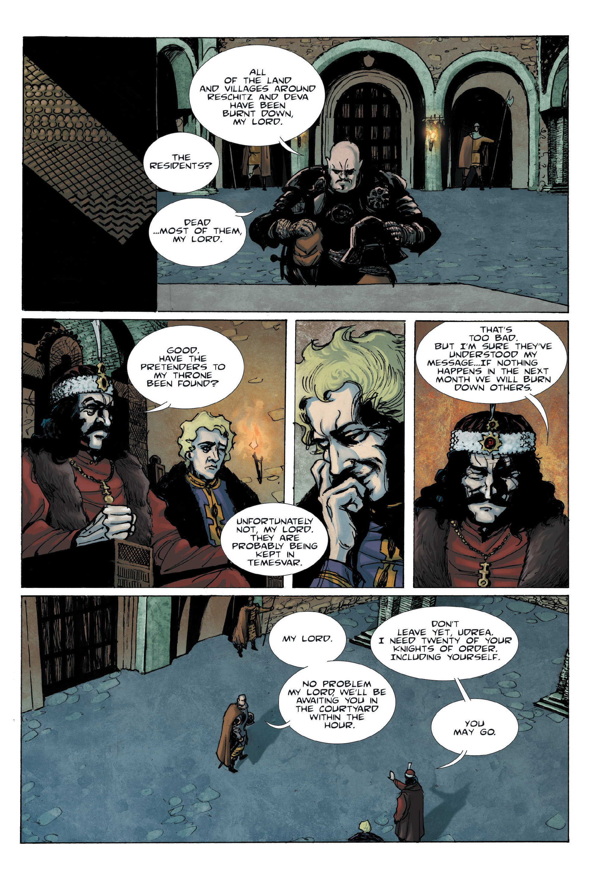 Read online Voivod: The True Story of Vlad the Impaler comic -  Issue # TPB - 69