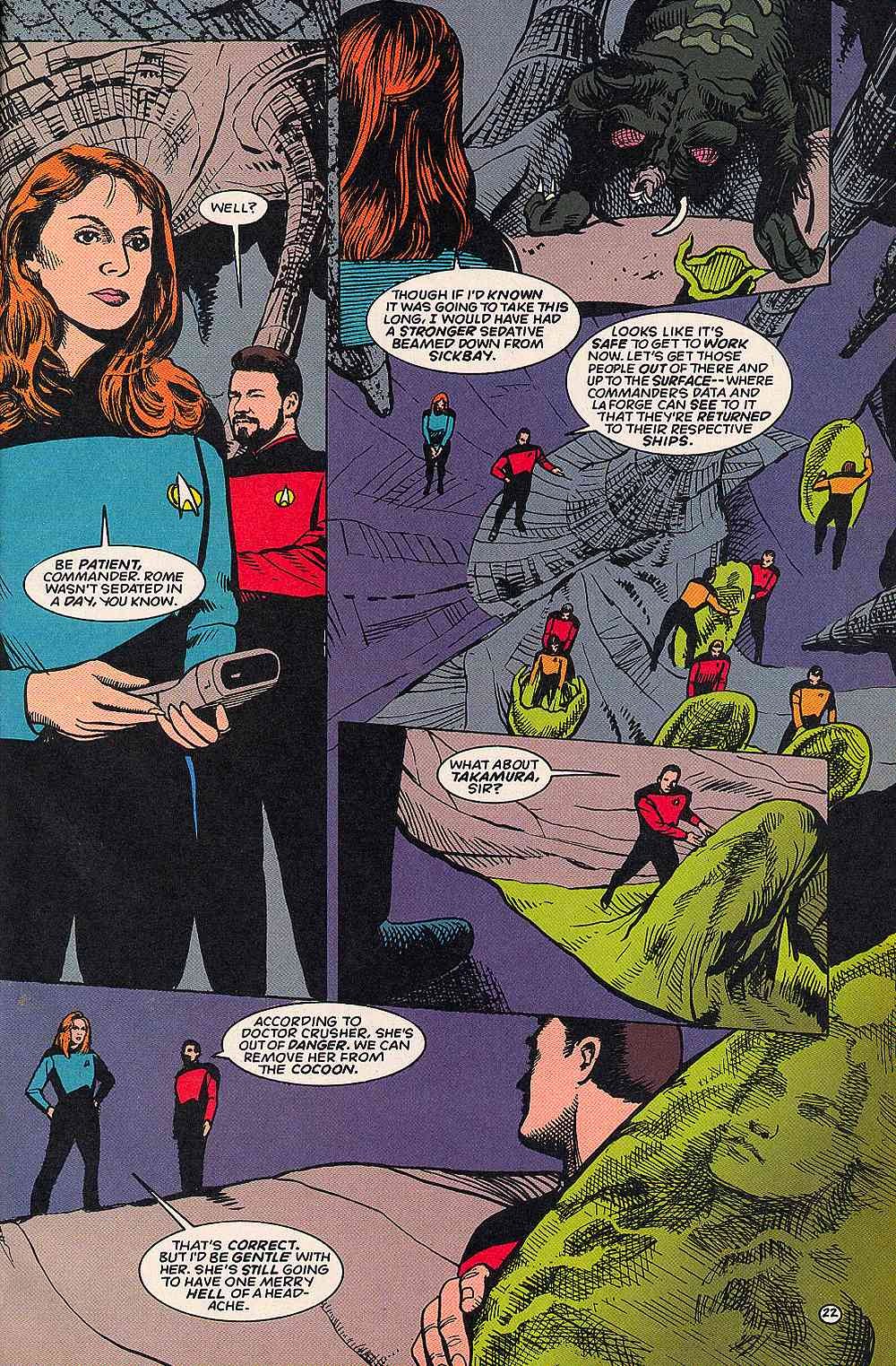 Read online Star Trek: The Next Generation (1989) comic -  Issue #61 - 22