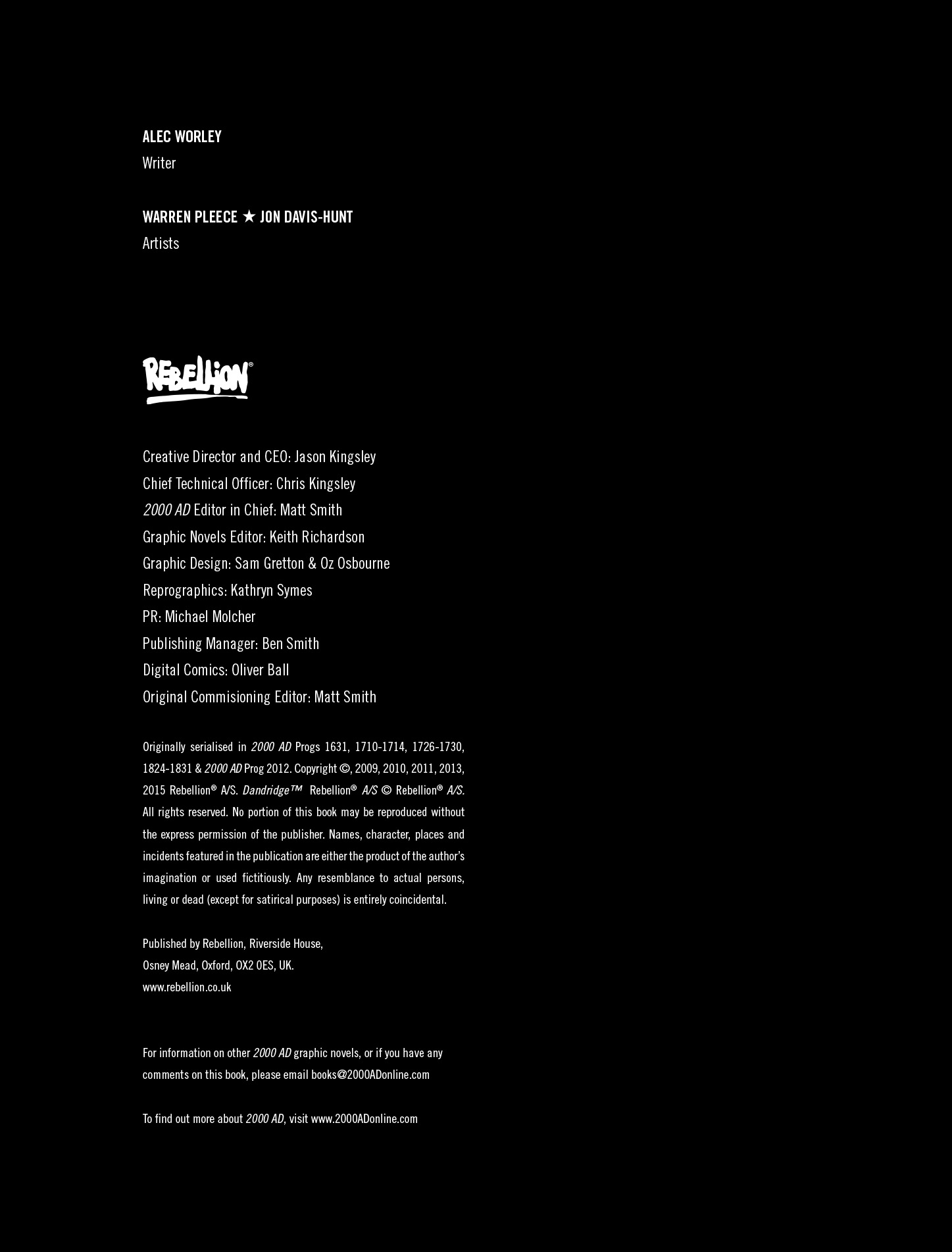 Read online Dandridge: Return of the Chap comic -  Issue # TPB - 2