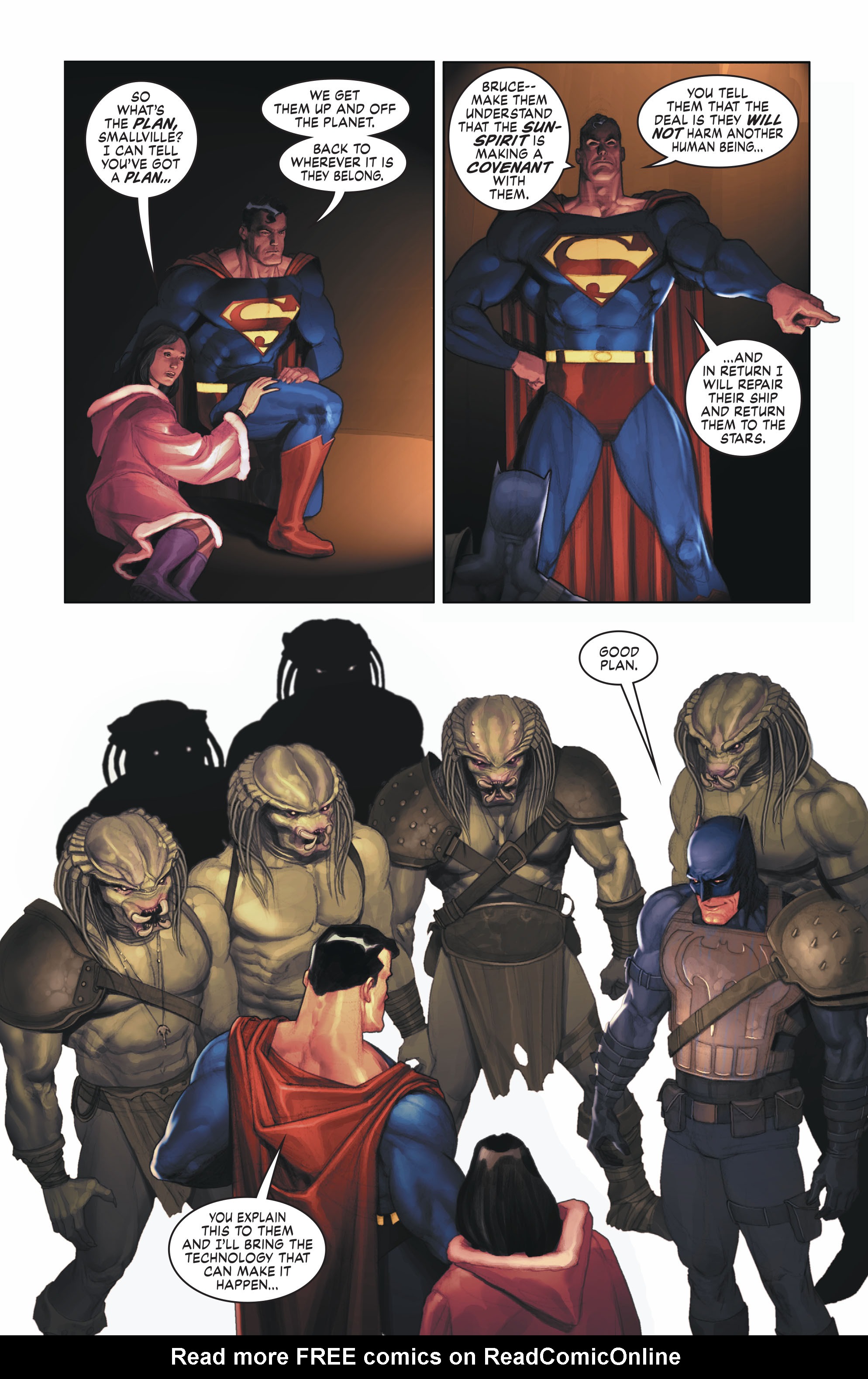 Read online Superman and Batman Vs. Aliens and Predator comic -  Issue #1 - 49