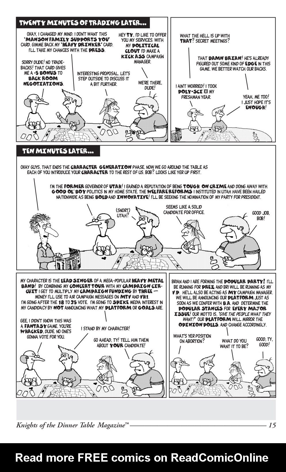 Read online Knights of the Dinner Table comic -  Issue #30 - 17