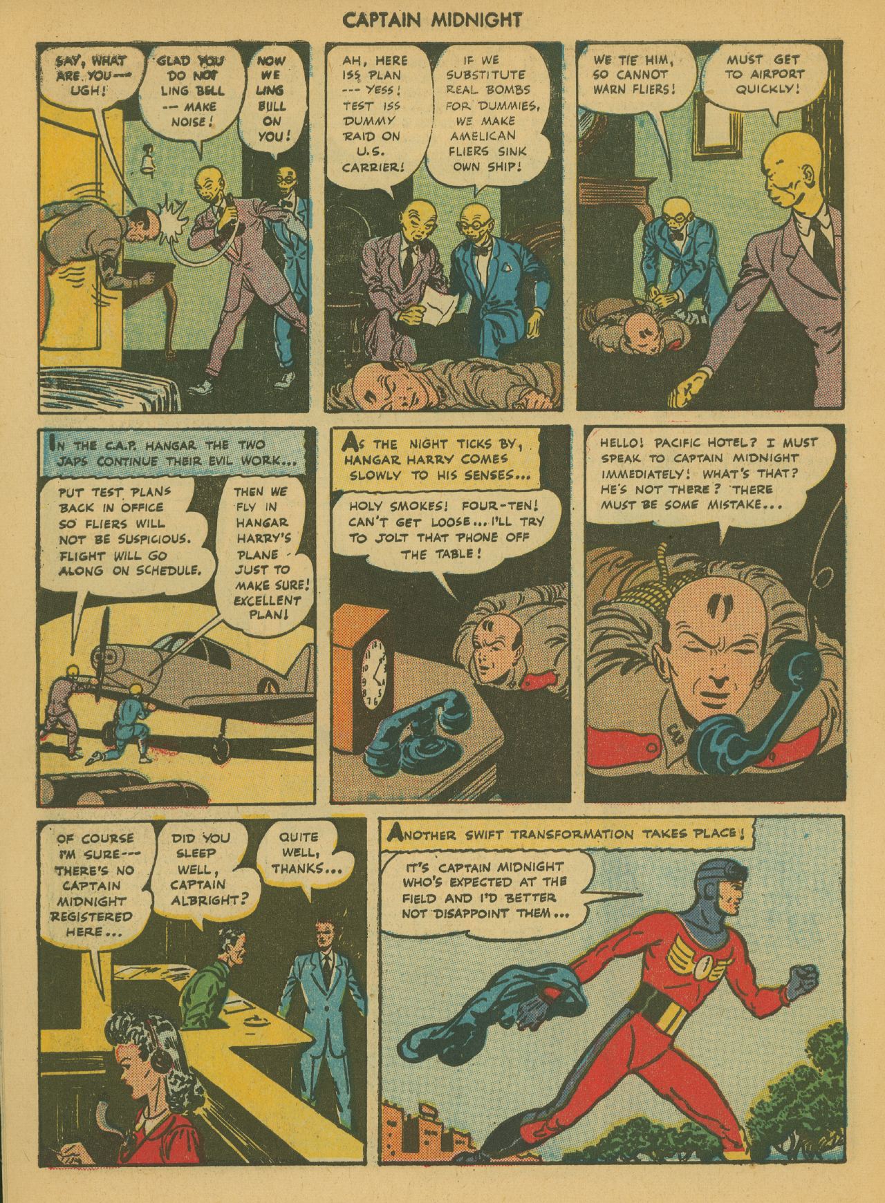 Read online Captain Midnight (1942) comic -  Issue #36 - 6